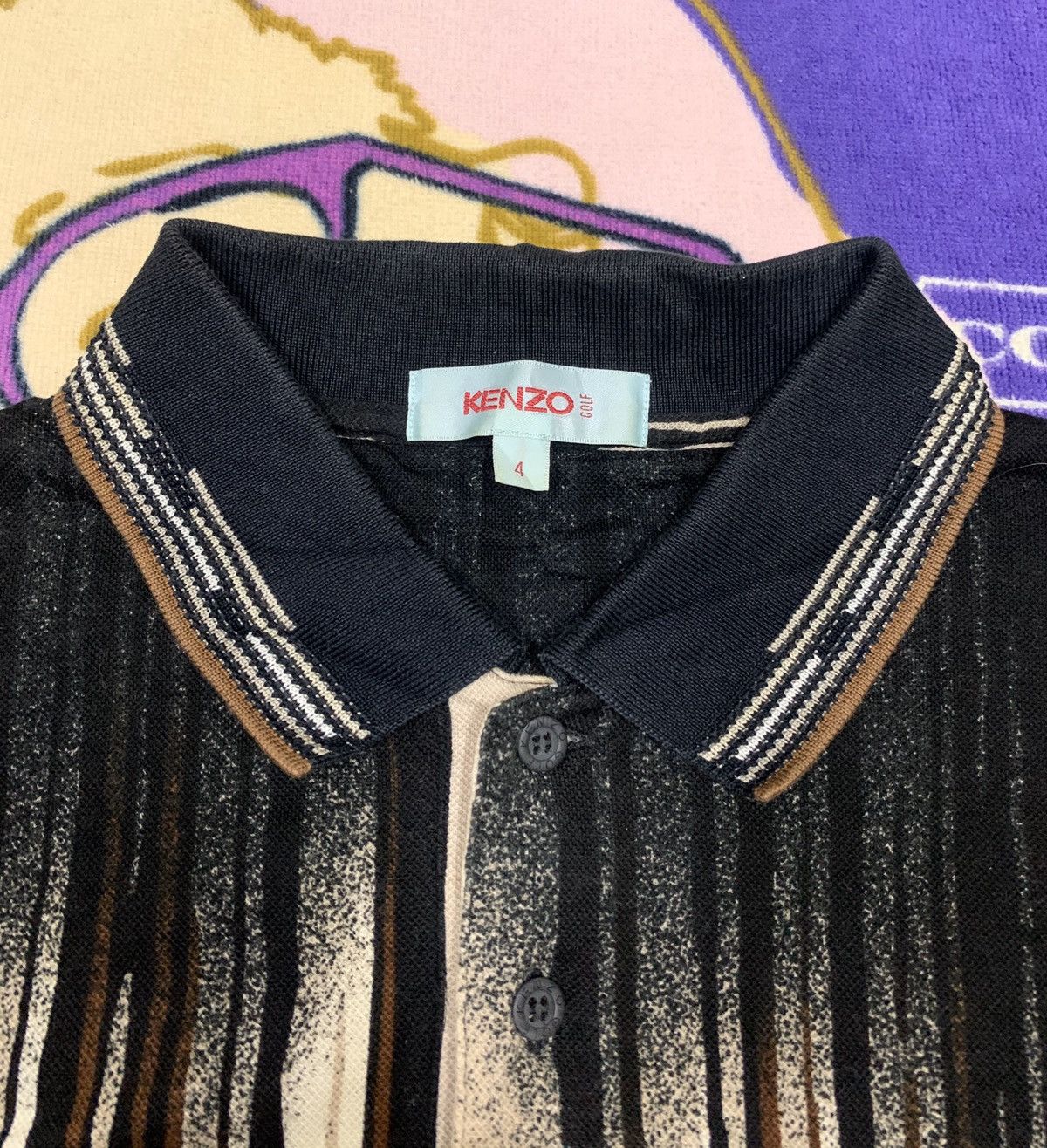 Kenzo KENZO GOLF Shirt With Rare Design Made In Japan Size US L / EU 52-54 / 3 - 5 Thumbnail