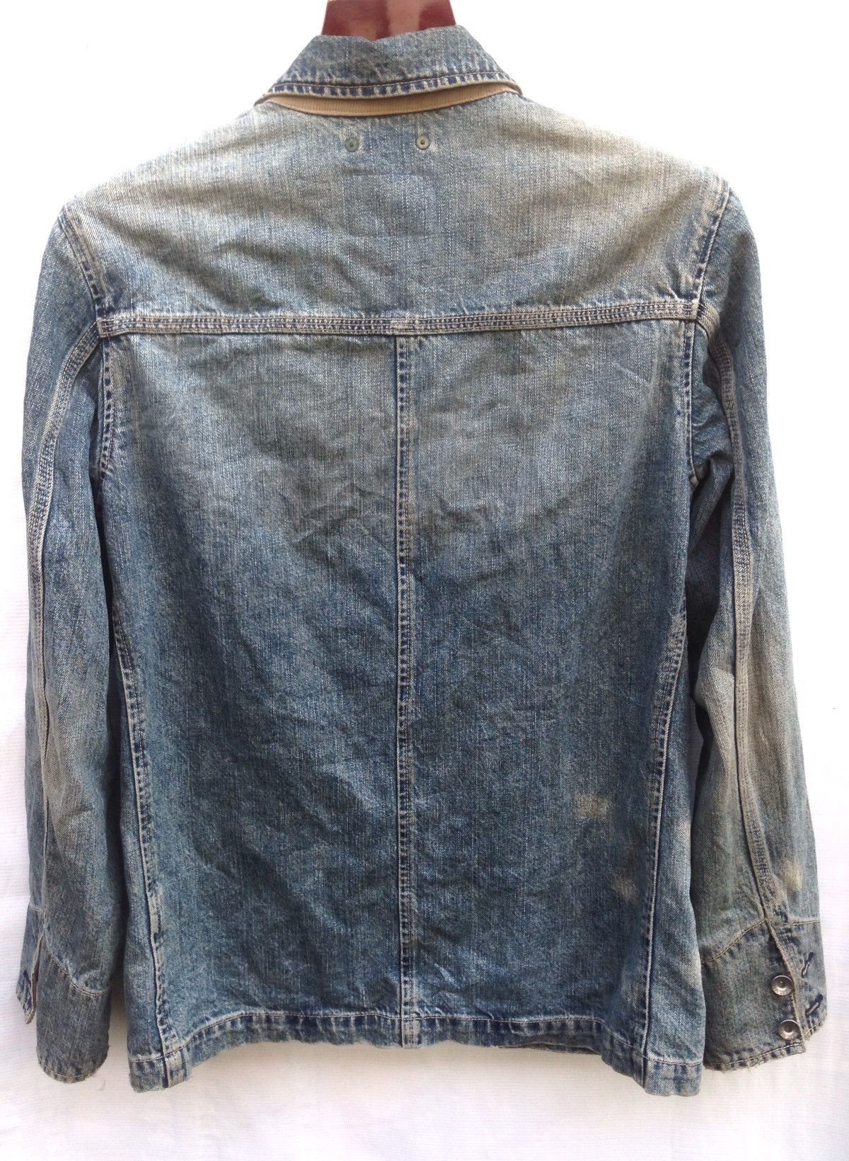 GAP Chore Workwear Button Fly Bleach Jacket