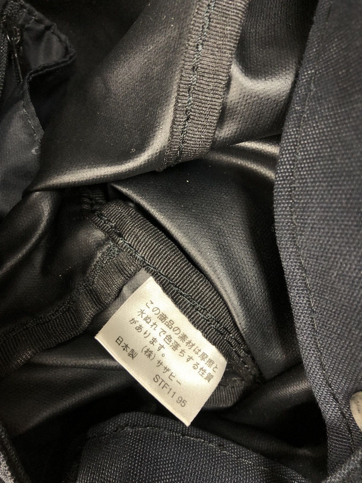 agnes b. Rare Vtg Agnes B. Iconic Trademark Logo Drawstring Backpack Size ONE SIZE - 9 Thumbnail