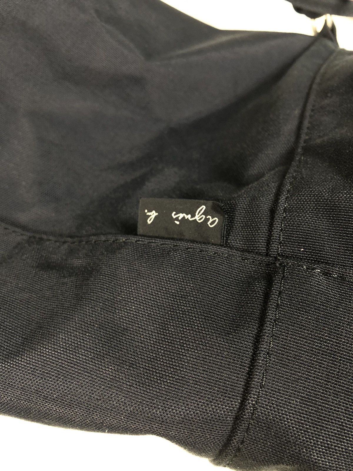 agnes b. Rare Vtg Agnes B. Iconic Trademark Logo Drawstring Backpack Size ONE SIZE - 10 Thumbnail