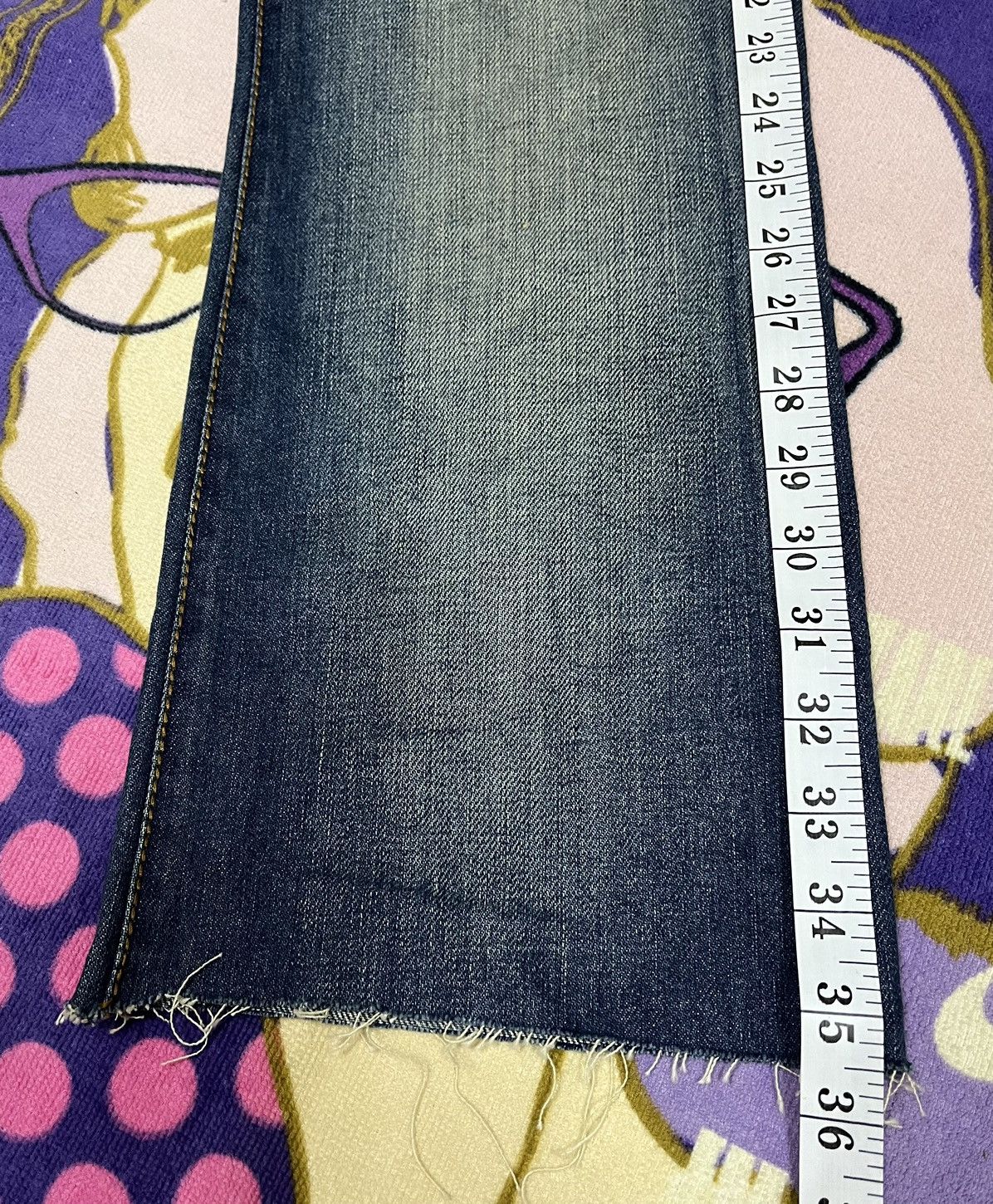 Evisu 💸BindingOffer💸 EVISU Distressed Denim For Women x Rare Size 30" / US 8 / IT 44 - 23 Thumbnail