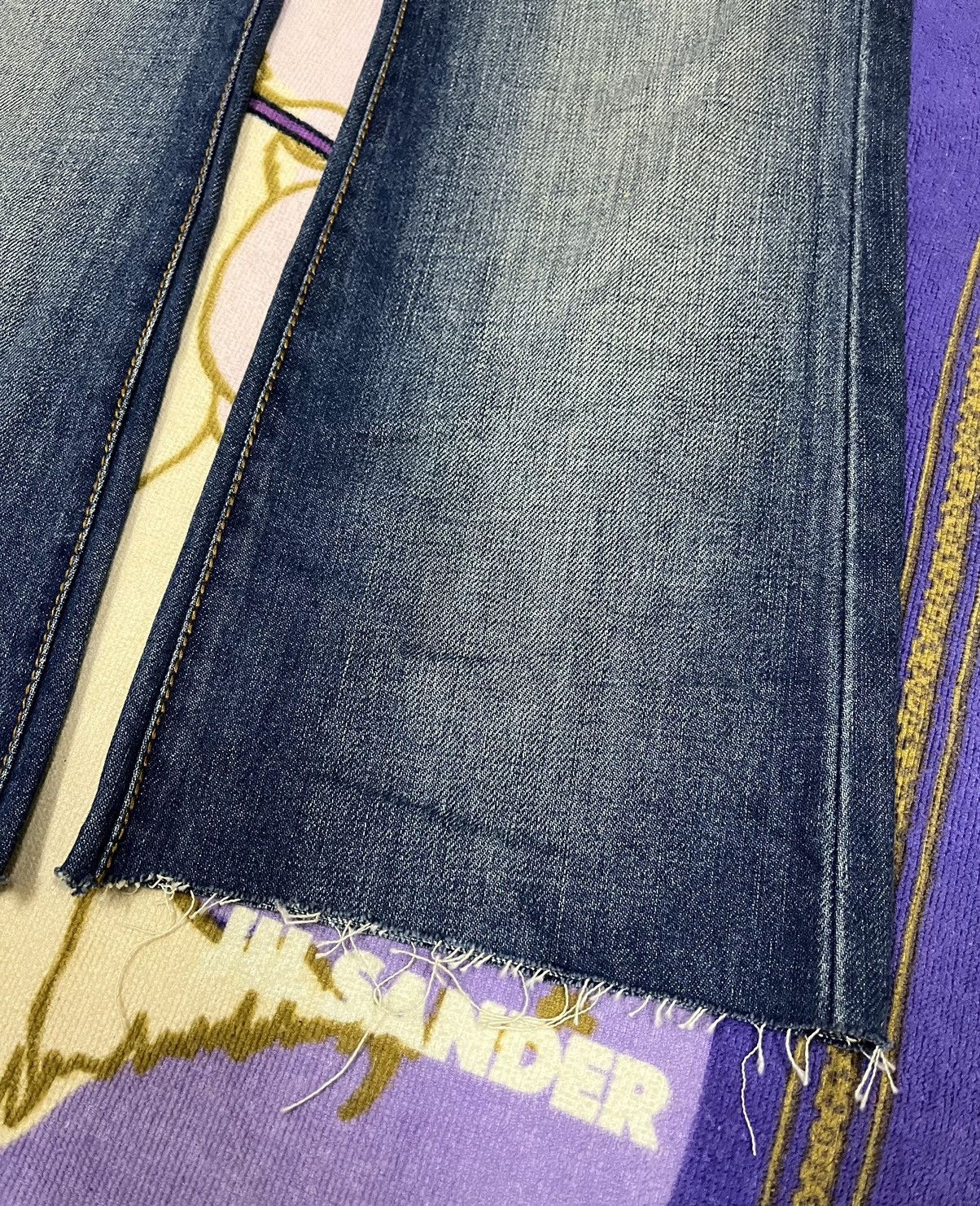 Evisu 💸BindingOffer💸 EVISU Distressed Denim For Women x Rare Size 30" / US 8 / IT 44 - 13 Thumbnail