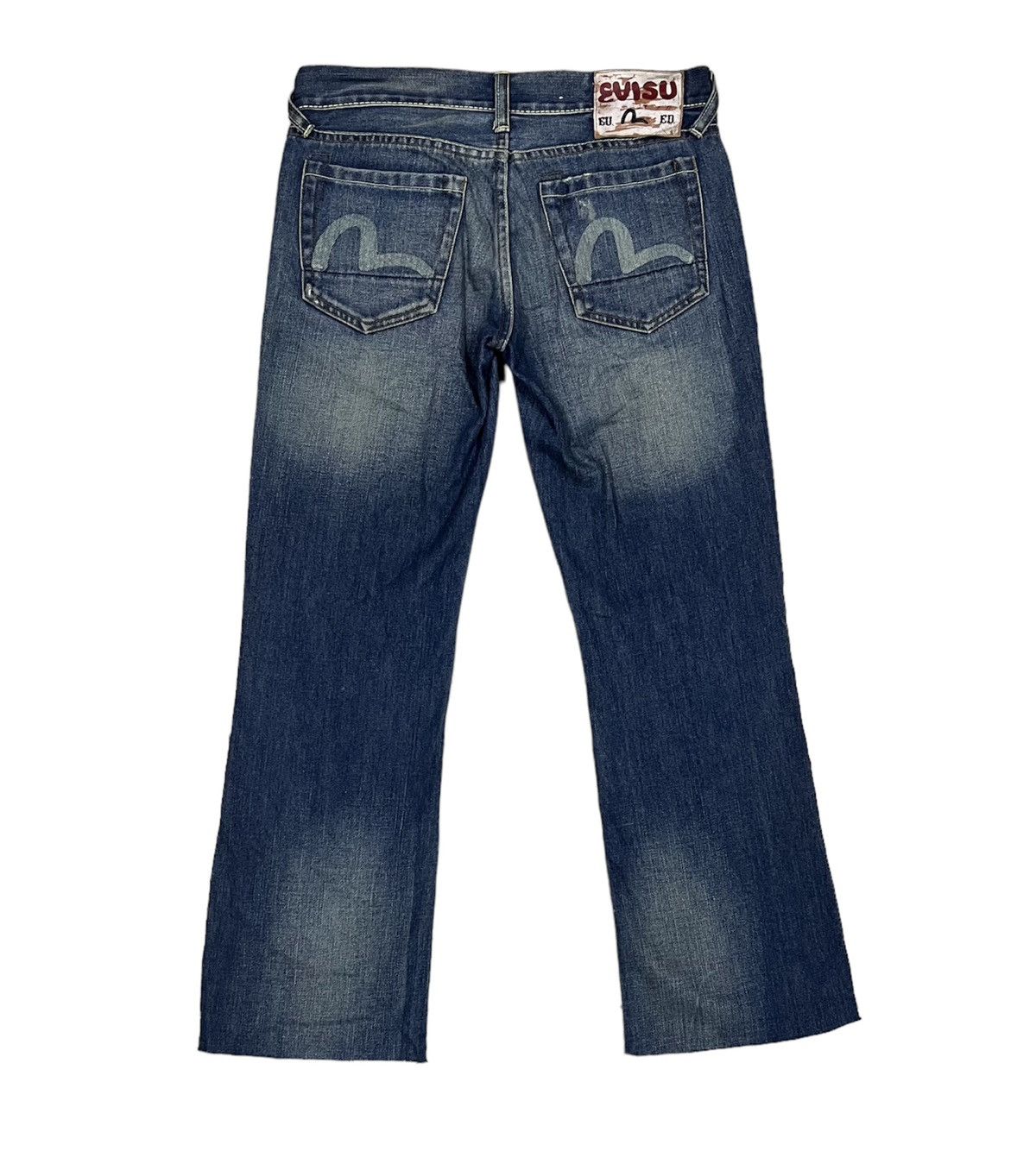 Evisu 💸BindingOffer💸 EVISU Distressed Denim For Women x Rare Size 30" / US 8 / IT 44 - 1 Thumbnail