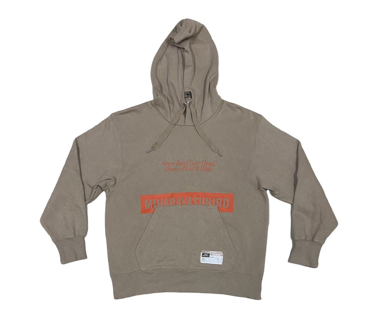 image of Miharayasuhiro Hoodies in Brown, Men's (Size Medium)