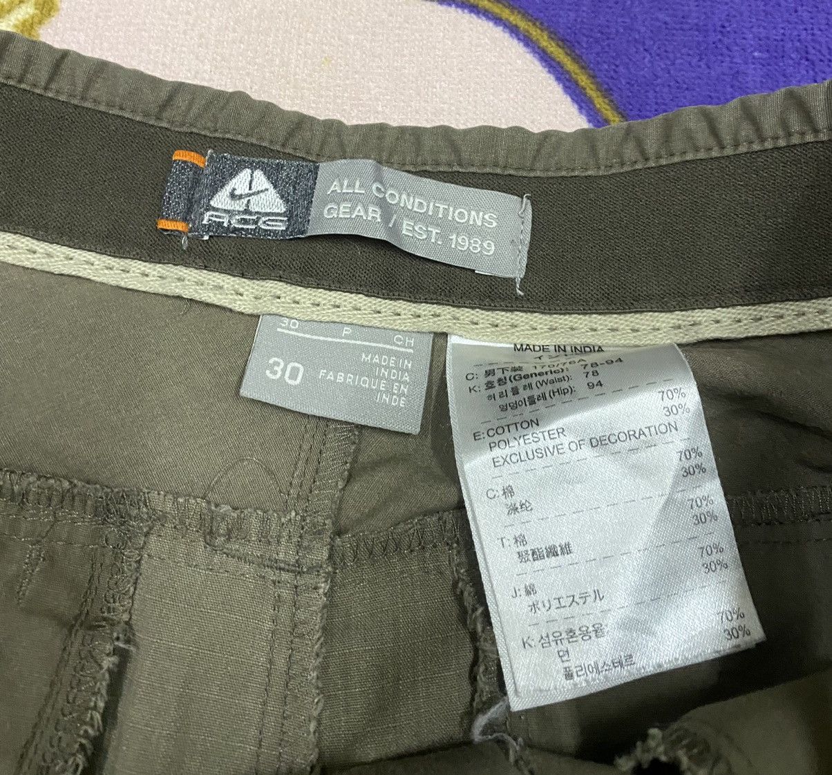 Nike 💸BindingOffer💸 NIKE ACG Pants Size US 32 / EU 48 - 9 Thumbnail