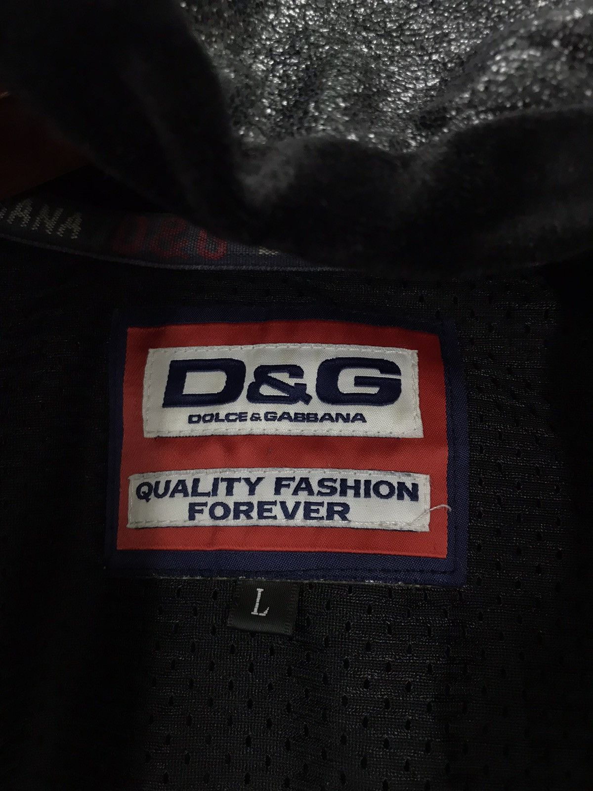 Dolce & Gabbana Authentic metallic D&G Quality Fashion Forever jacket Size US L / EU 52-54 / 3 - 12 Thumbnail
