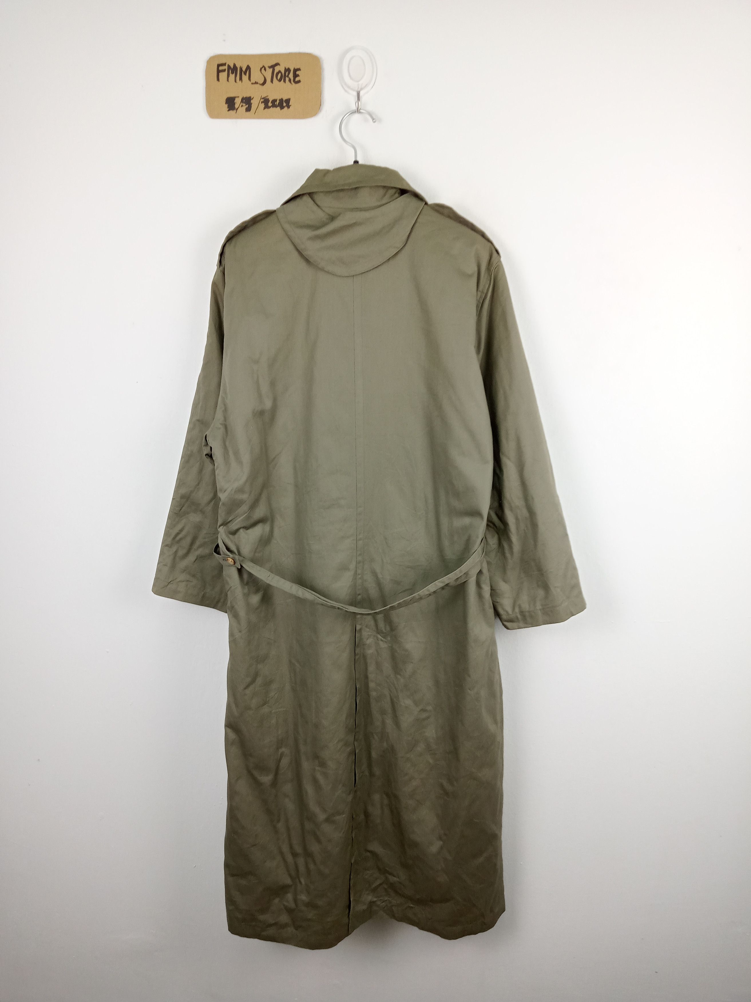 Emporio Armani Vintage Emporio Armani Trench Coat Size US M / EU 48-50 / 2 - 2 Thumbnail