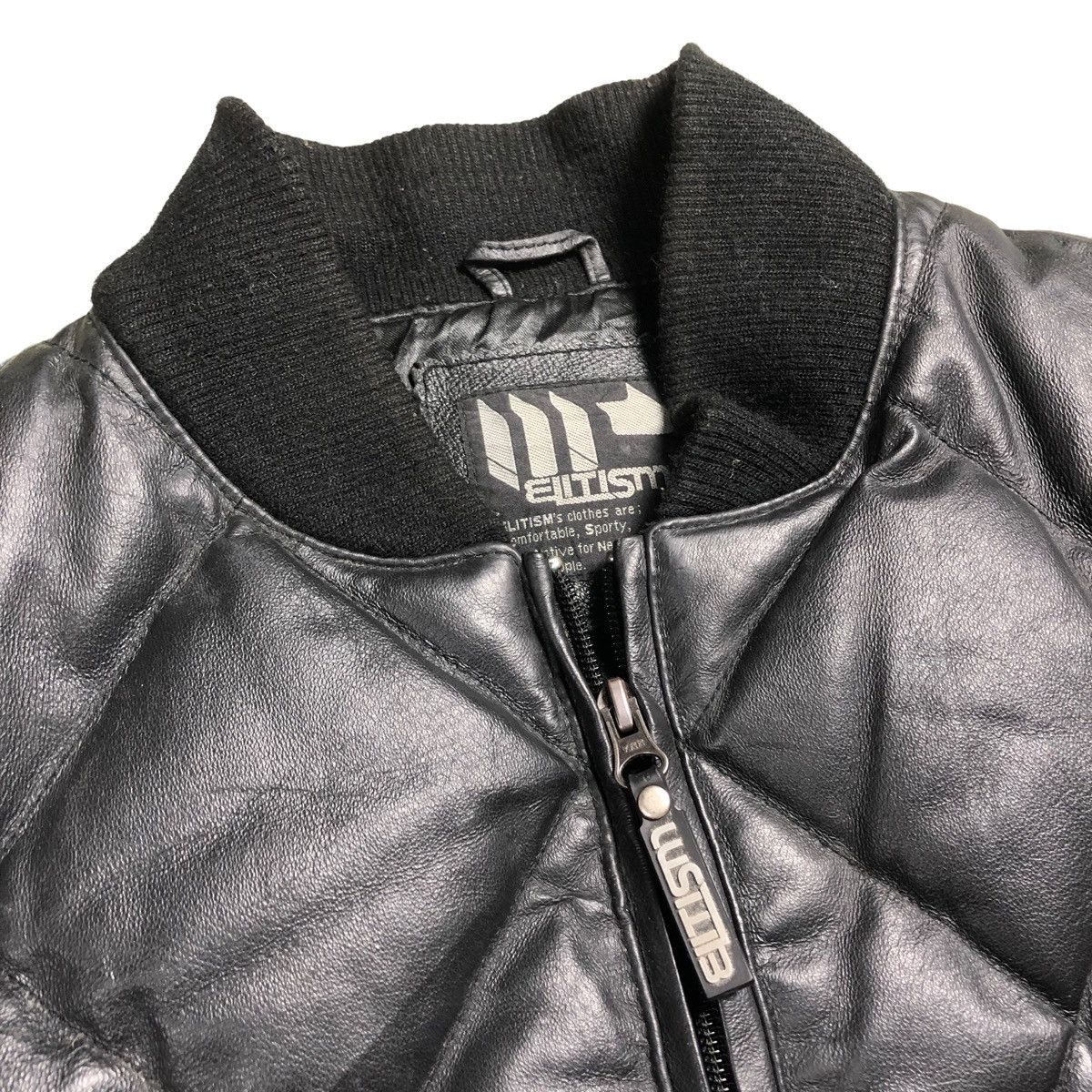 Japanese Brand × Pharrell Pharell William Style Diamond Quilt Bomber Leather Jacket Size US L / EU 52-54 / 3 - 11 Thumbnail