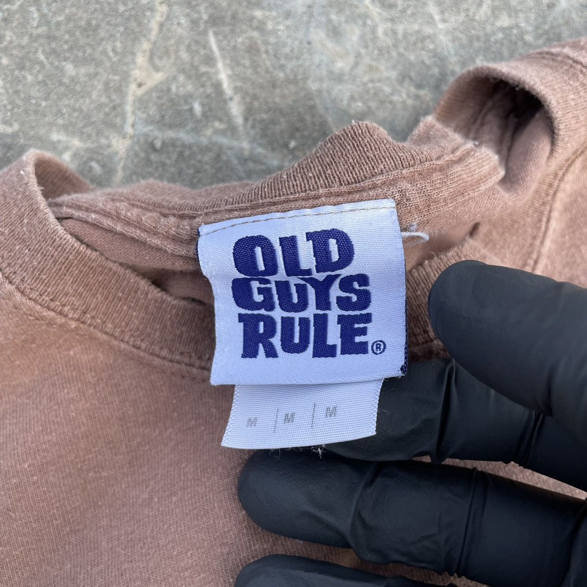 Issey Miyake × Japanese Brand Vintage Old Guys Rule T-shirts Big Logo 90s Streetwear Size US M / EU 48-50 / 2 - 10 Thumbnail