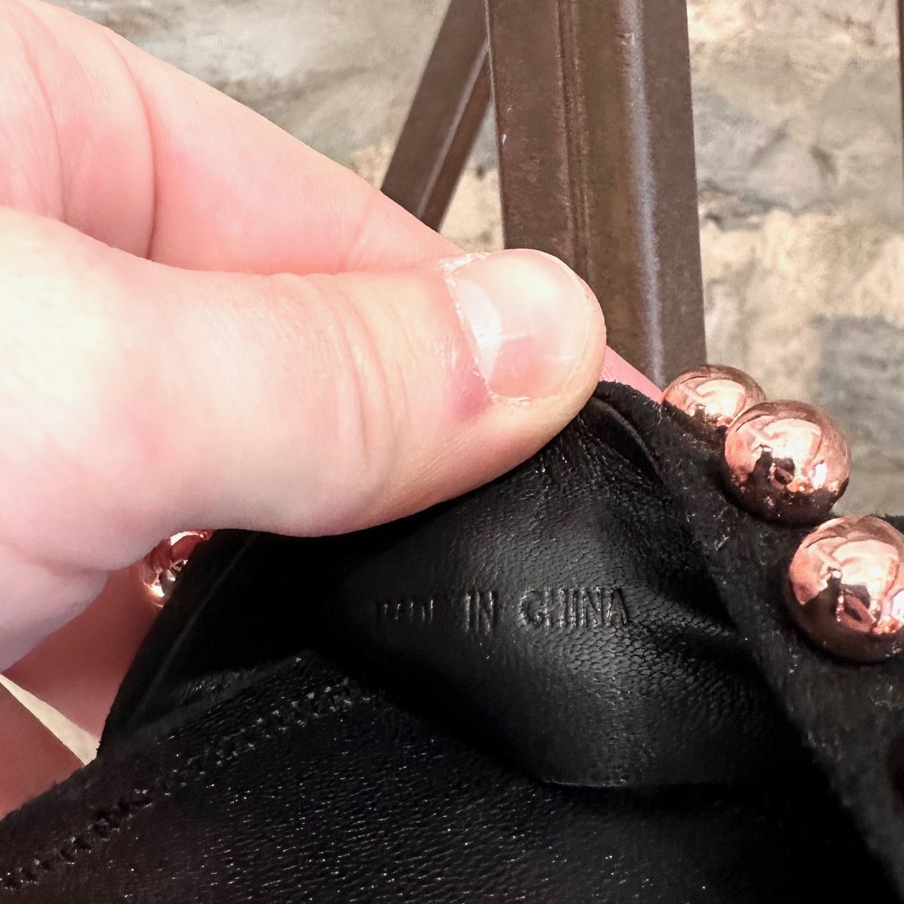 Alexander Wang Alexander Wang Abby Black Suede Rose Gold Studded Sandals Size US 6 / IT 36 - 9 Thumbnail