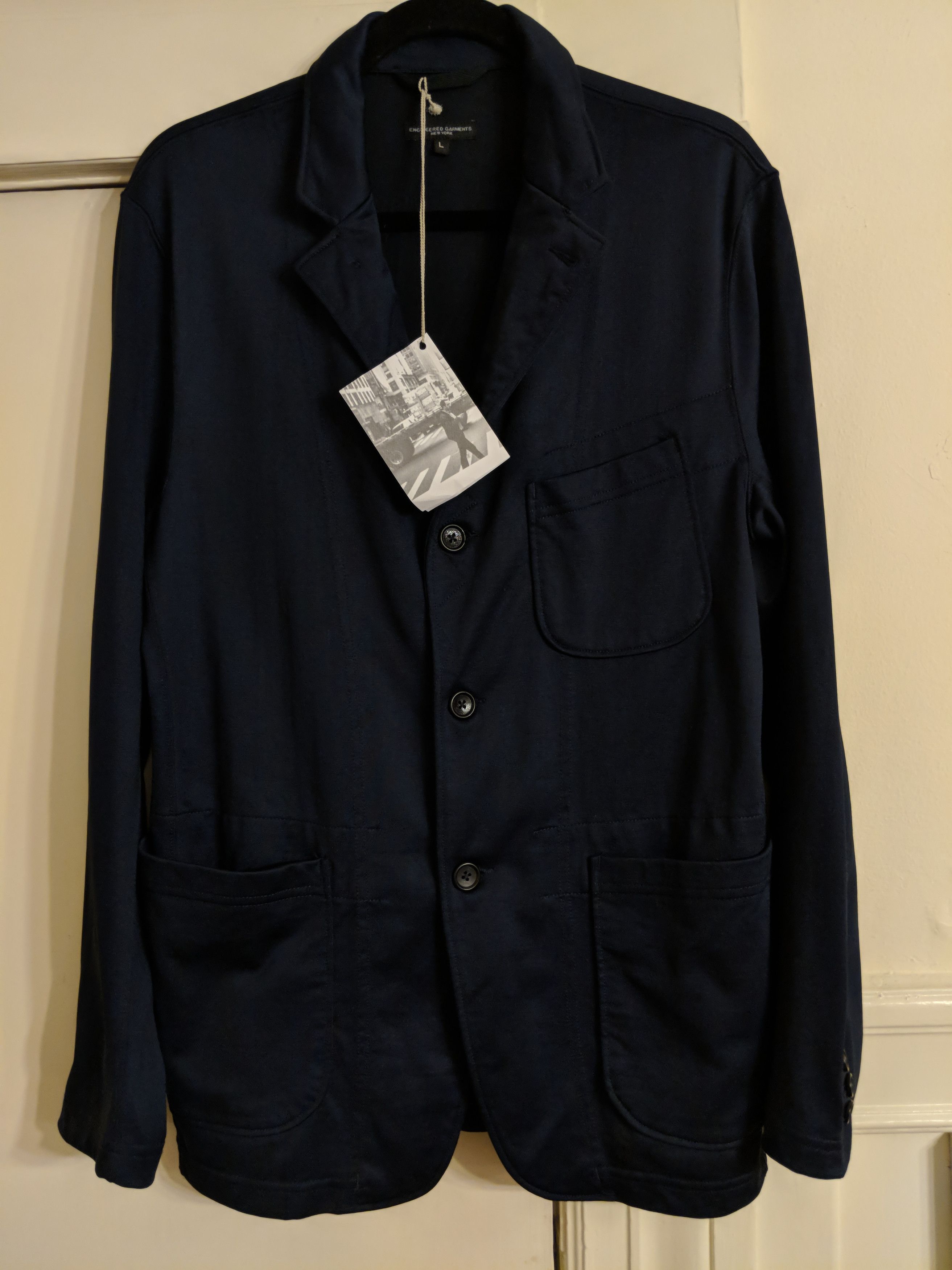 Engineered Garments Nyco Jersey Knit Blazer Size US L / EU 52-54 / 3 - 2 Preview