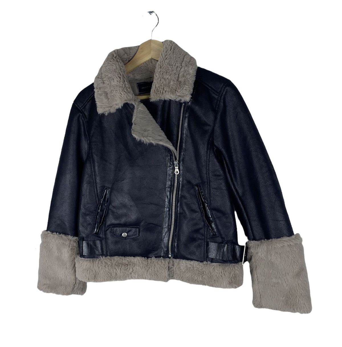Japanese Brand Alicia Pageboy Womens Fur Lined Coat Jacket Size ONE SIZE - 2 Thumbnail