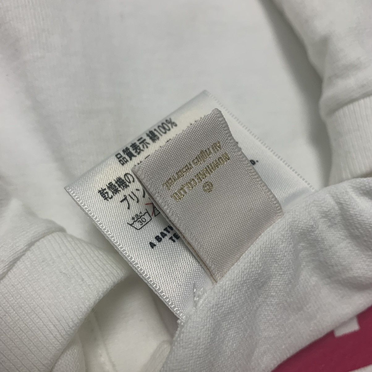 Bape Bape Pink Camo Busy Works XL White Tee Size US XL / EU 56 / 4 - 5 Thumbnail