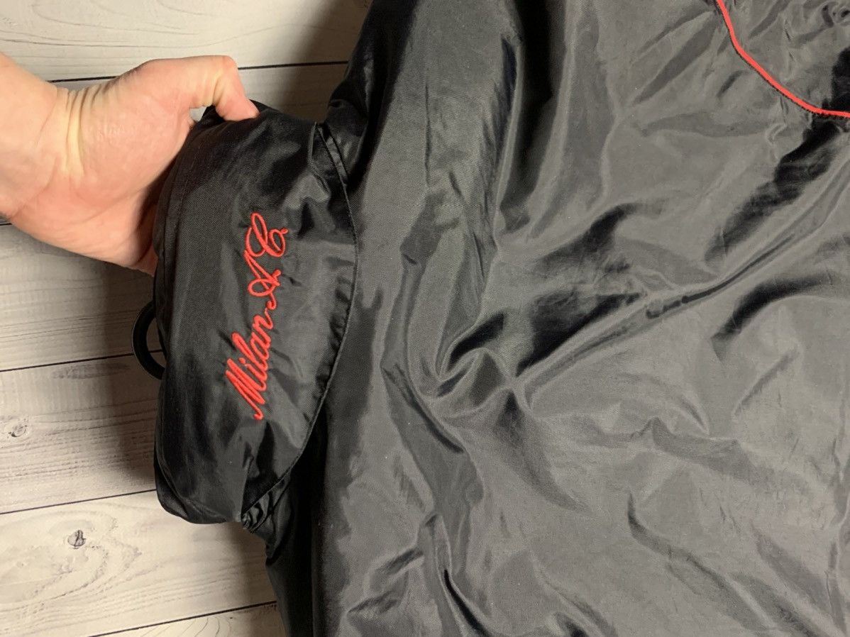 Adidas × Vintage Vintage Adidas A C Milan soccer jacket parka size L 1999 Size US L / EU 52-54 / 3 - 9 Thumbnail