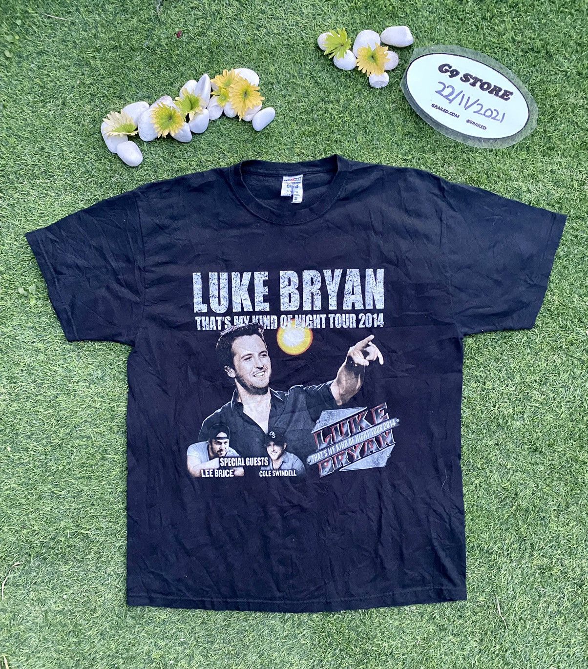 Band Tees STEAL 🔥 Luke Bryan Tour 2014 T Shirt Band Tees Size US L / EU 52-54 / 3 - 2 Thumbnail