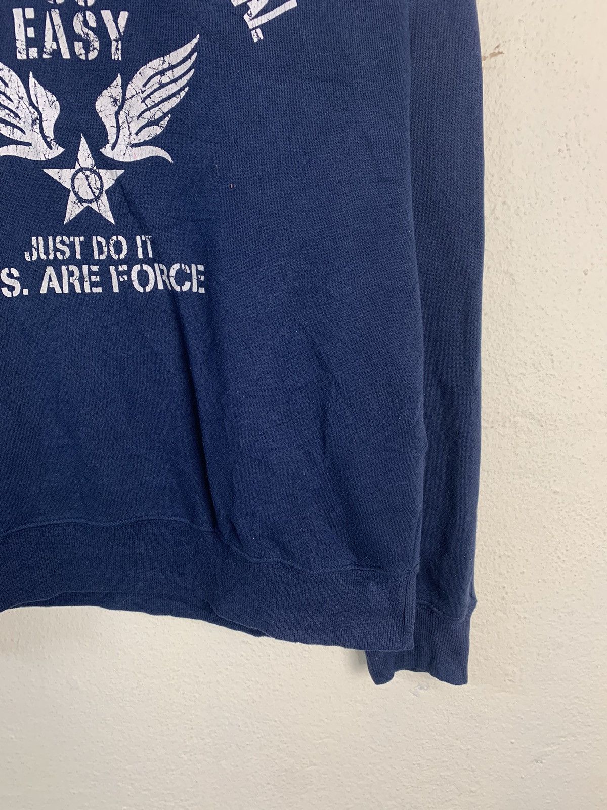 Japanese Brand Just Do It US Air Force Sweatshirt Size US L / EU 52-54 / 3 - 2 Thumbnail