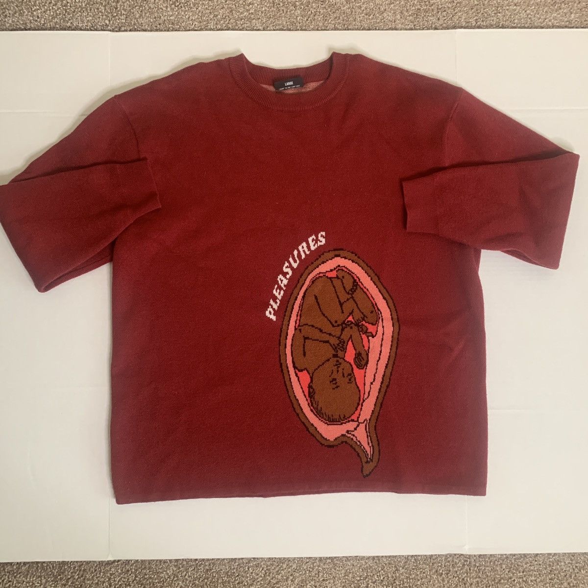 Pleasures × Streetwear Pleasures Embryo Sweater | Grailed