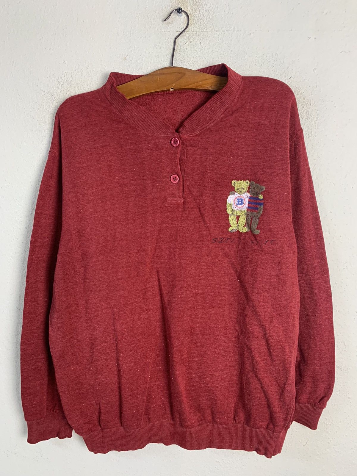 Japanese Brand Sweat Bear Sweater Size US M / EU 48-50 / 2 - 1 Thumbnail