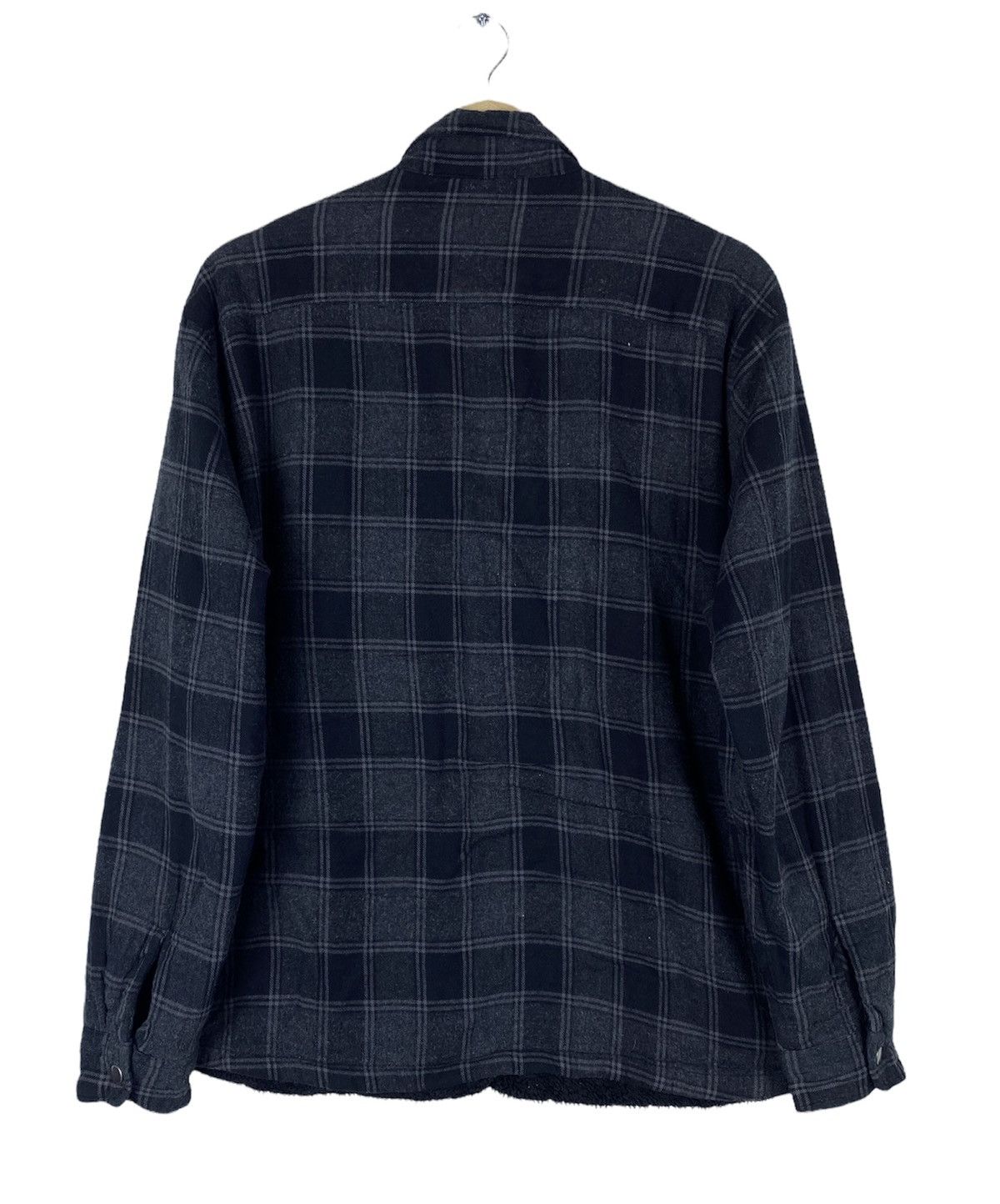 Flannel OFFER 🔥 Vintage Checkered Flannel Sherpa By Kangol Size US L / EU 52-54 / 3 - 6 Thumbnail