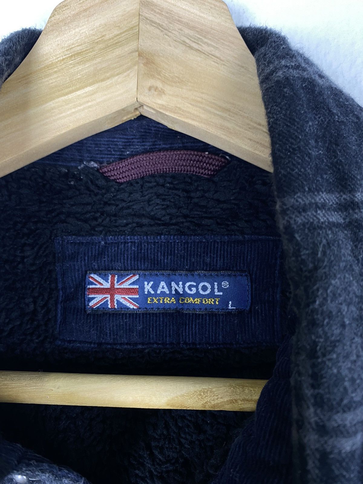 Flannel OFFER 🔥 Vintage Checkered Flannel Sherpa By Kangol Size US L / EU 52-54 / 3 - 3 Thumbnail