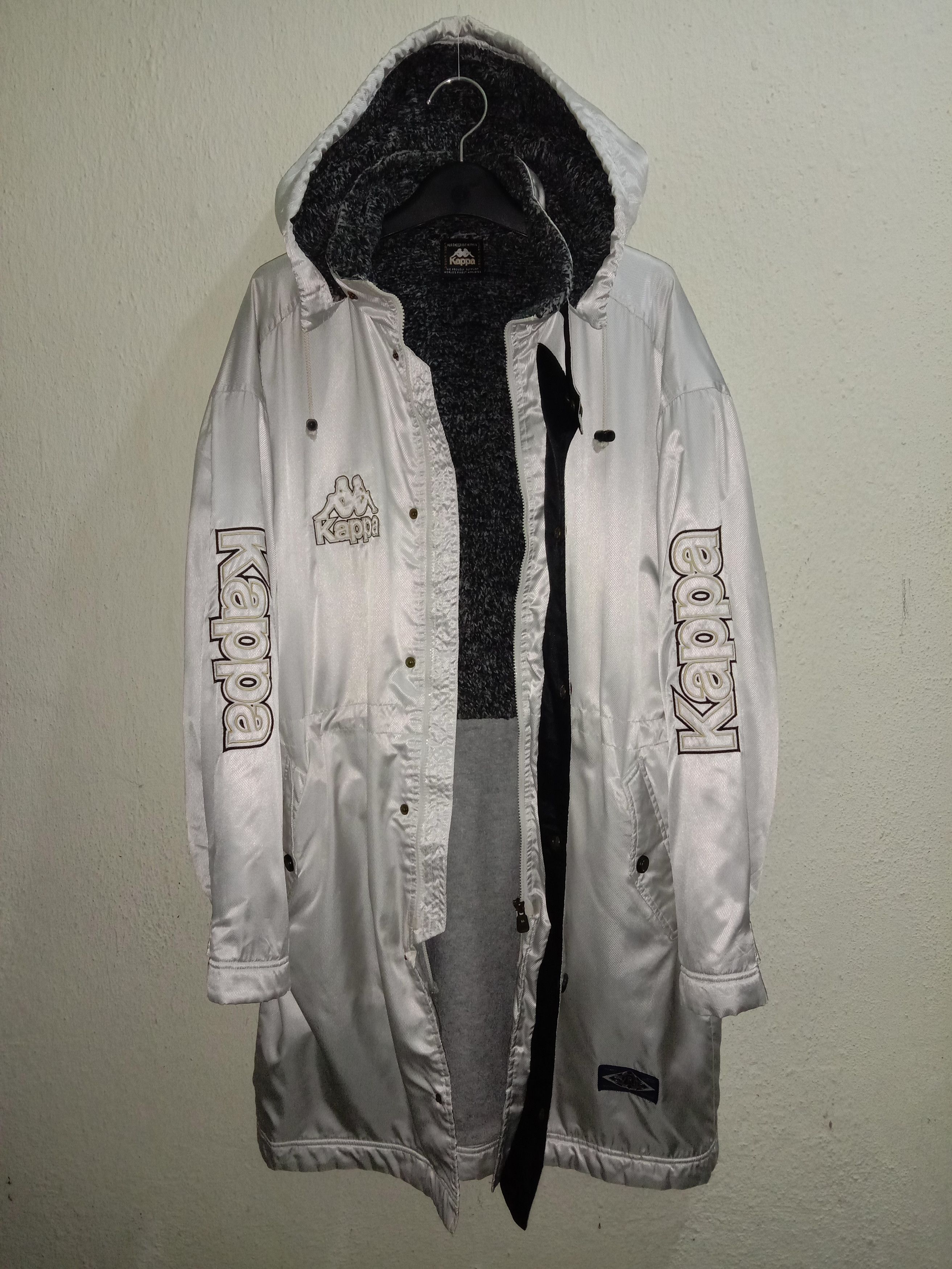 Kappa KAPPA BIG LOGO/SPELLOUT LONG JACKET / COAT Size US M / EU 48-50 / 2 - 3 Thumbnail