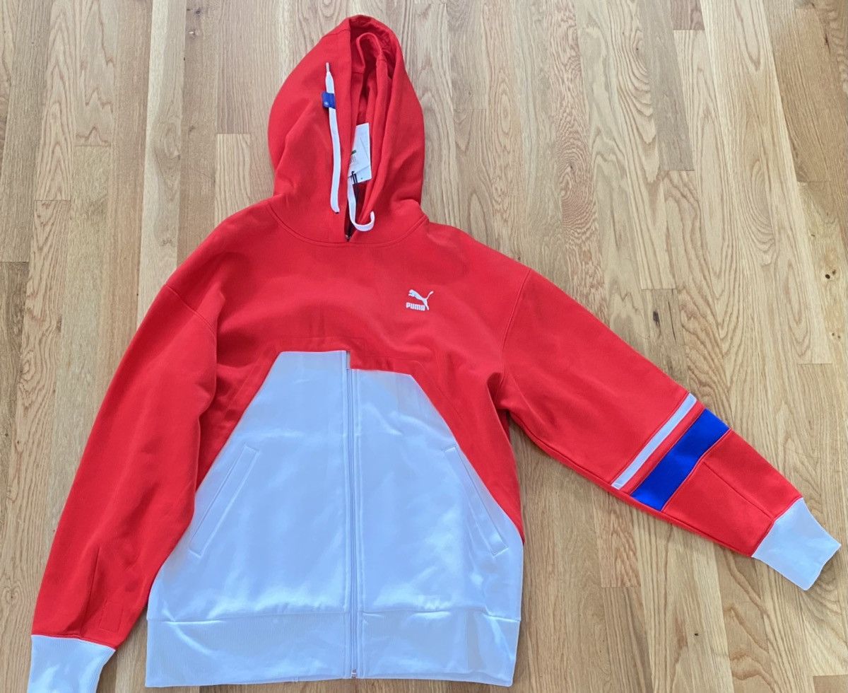 Ader Error Puma fantastic mistakes bottom quarter zip hoodie Grailed