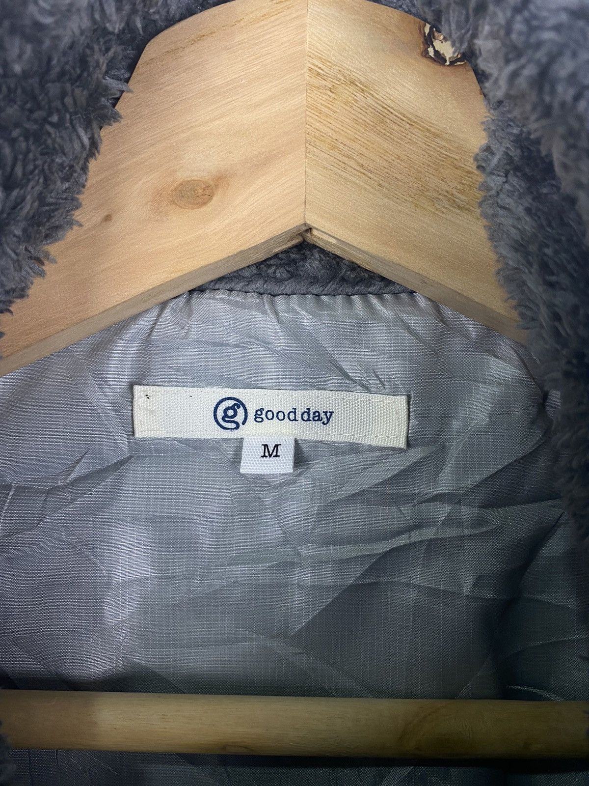 Japanese Brand Vintage Good Day Japanese Deep Pile Retro X Fleece Jacket Size US M / EU 48-50 / 2 - 3 Thumbnail