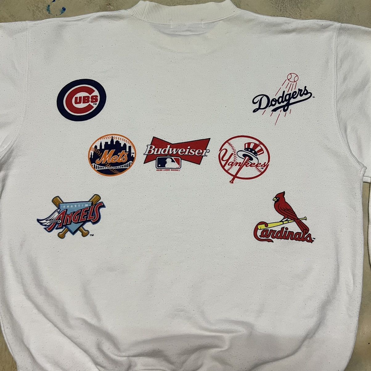 Budweiser × MLB Vintage Budweiser X MLB Cubs Angels Cardinals Sweatshirt Size US L / EU 52-54 / 3 - 4 Thumbnail