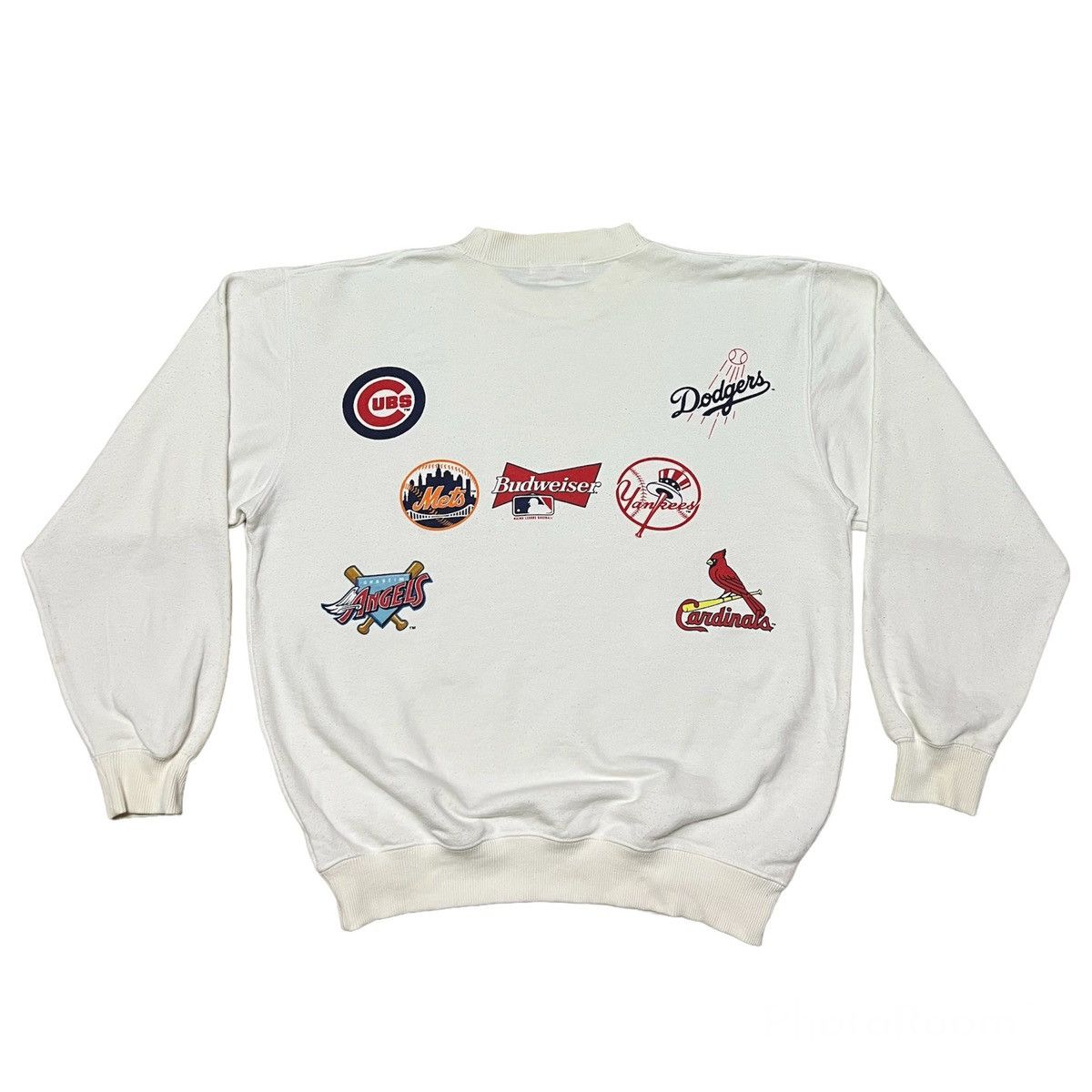 Vintage Budweiser X MLB Cubs Angels Cardinals Sweatshirt