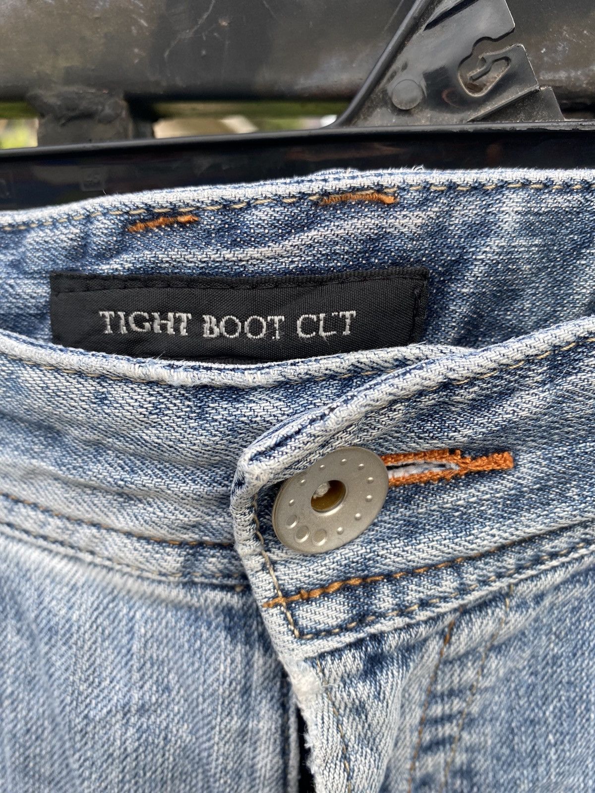 Japanese Brand OFFER 🔥 Vintage Compass Tight Boot Cut Denim Jeans Size US 32 / EU 48 - 3 Thumbnail