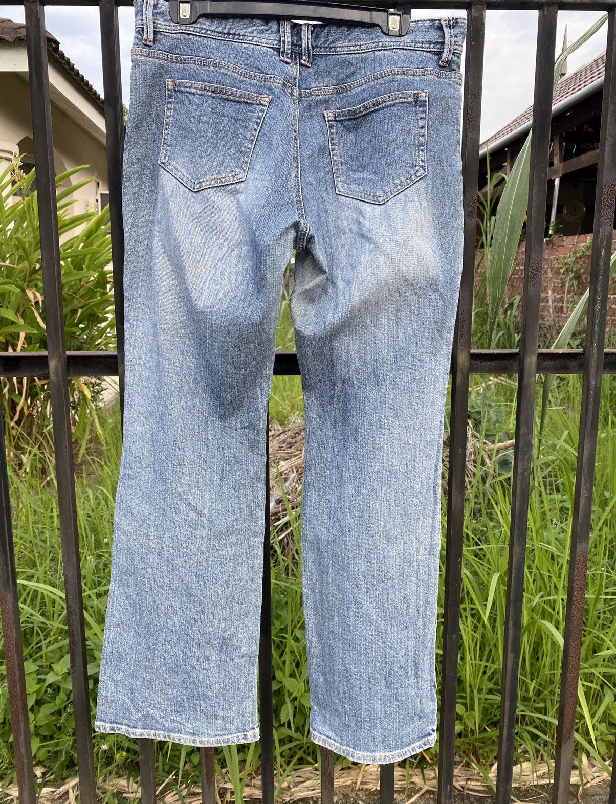 Japanese Brand OFFER 🔥 Vintage Compass Tight Boot Cut Denim Jeans Size US 32 / EU 48 - 4 Thumbnail