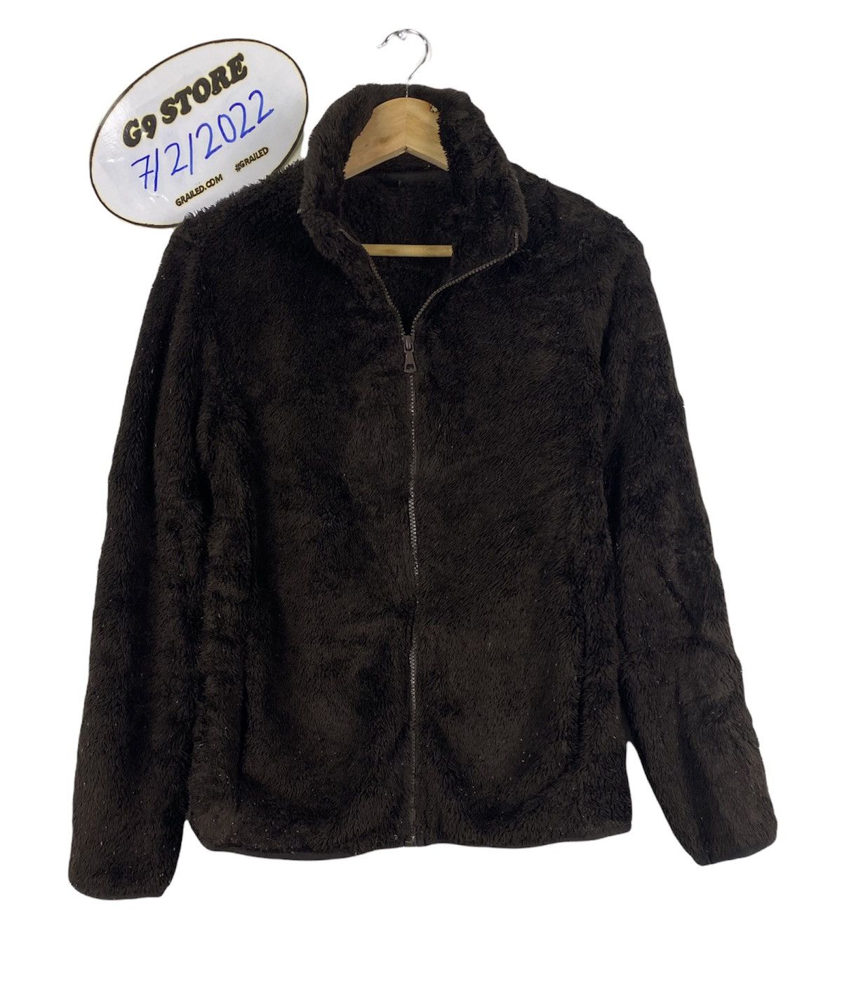 Japanese Brand STEAL 🔥 Vintage Fleece Sweater Deep Pile Jacket By Uniqlo Size L / US 10 / IT 46 - 1 Thumbnail