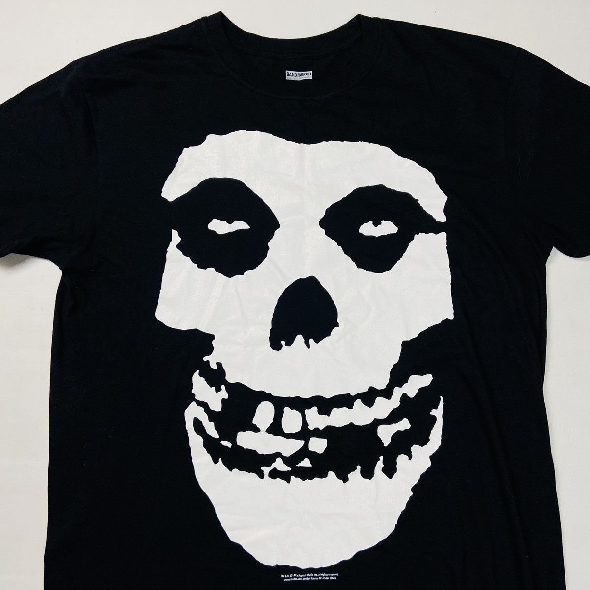 Band Tees CRIMSON GHOST MISFITS VINTAGE VERY RARE BIG PRINT SKULL TEE Size US XL / EU 56 / 4 - 3 Thumbnail