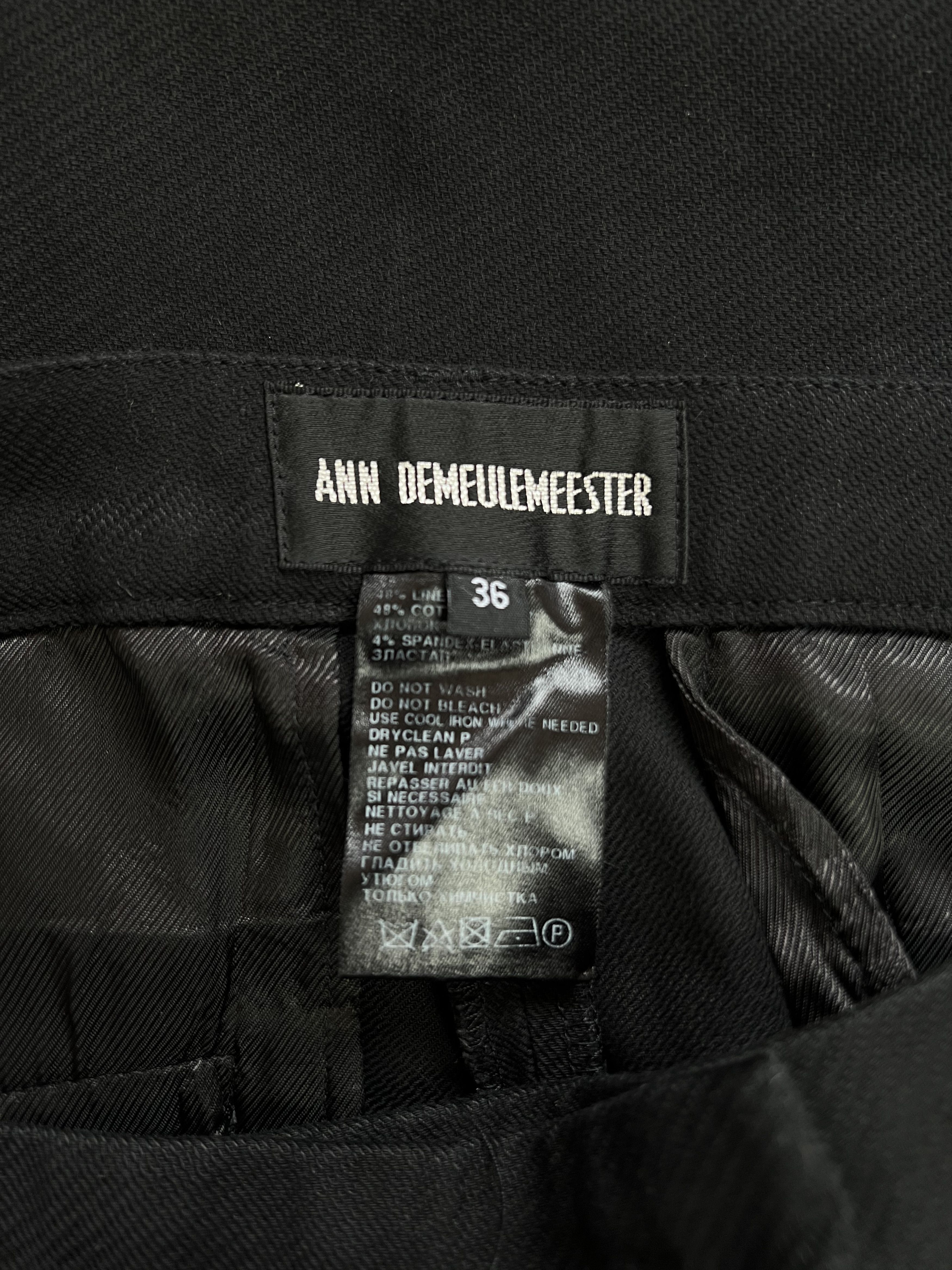 Ann Demeulemeester ⚡️QUICK SALE⚡️Ann Demeulemeester Black Pants Size 27" / US 4 / IT 40 - 4 Thumbnail