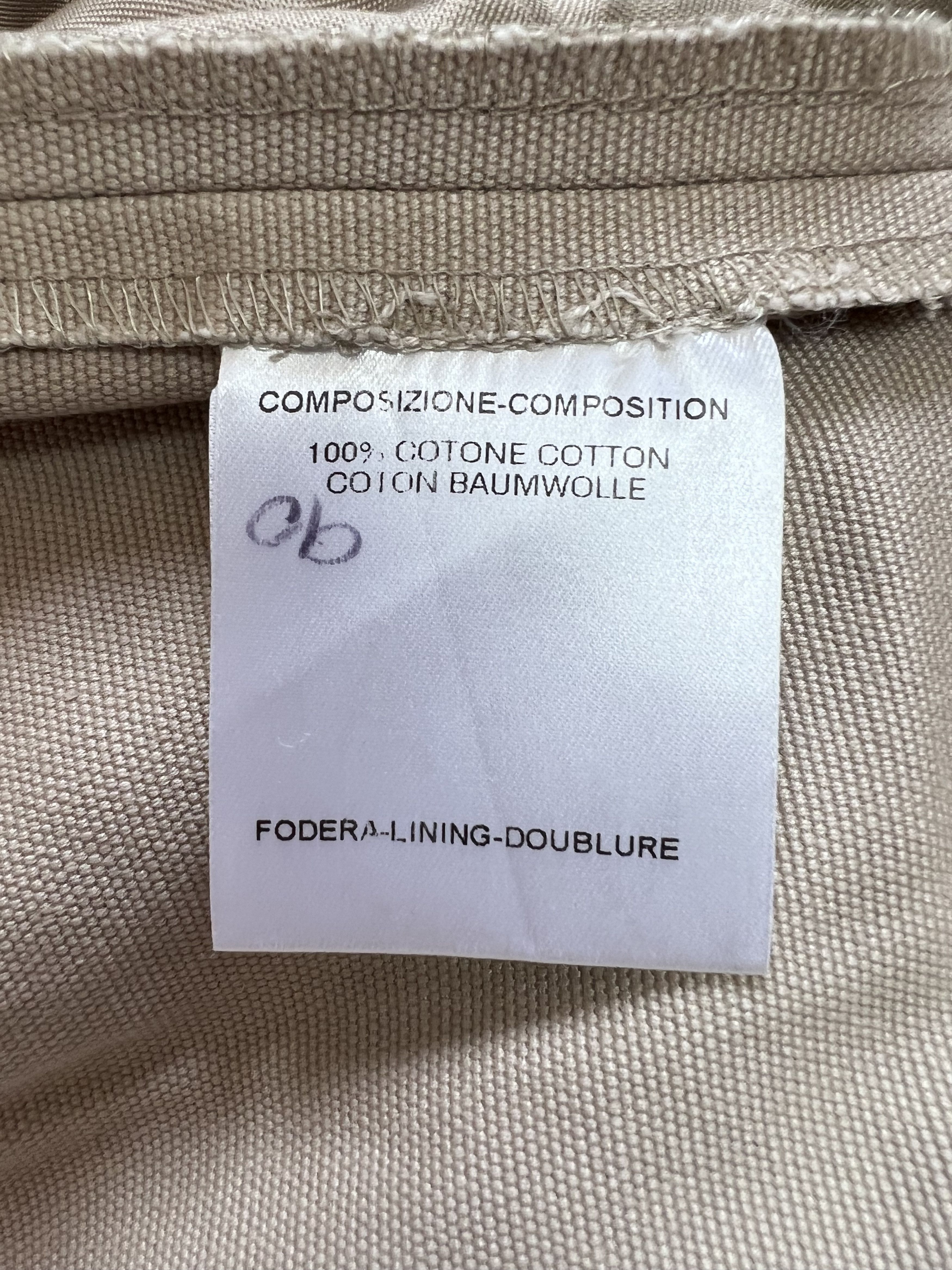 Alexander McQueen ⚡️QUICK SALE⚡️2004 Alexander McQueen Beige Cropped Pants Size 26" / US 2 / IT 38 - 4 Thumbnail