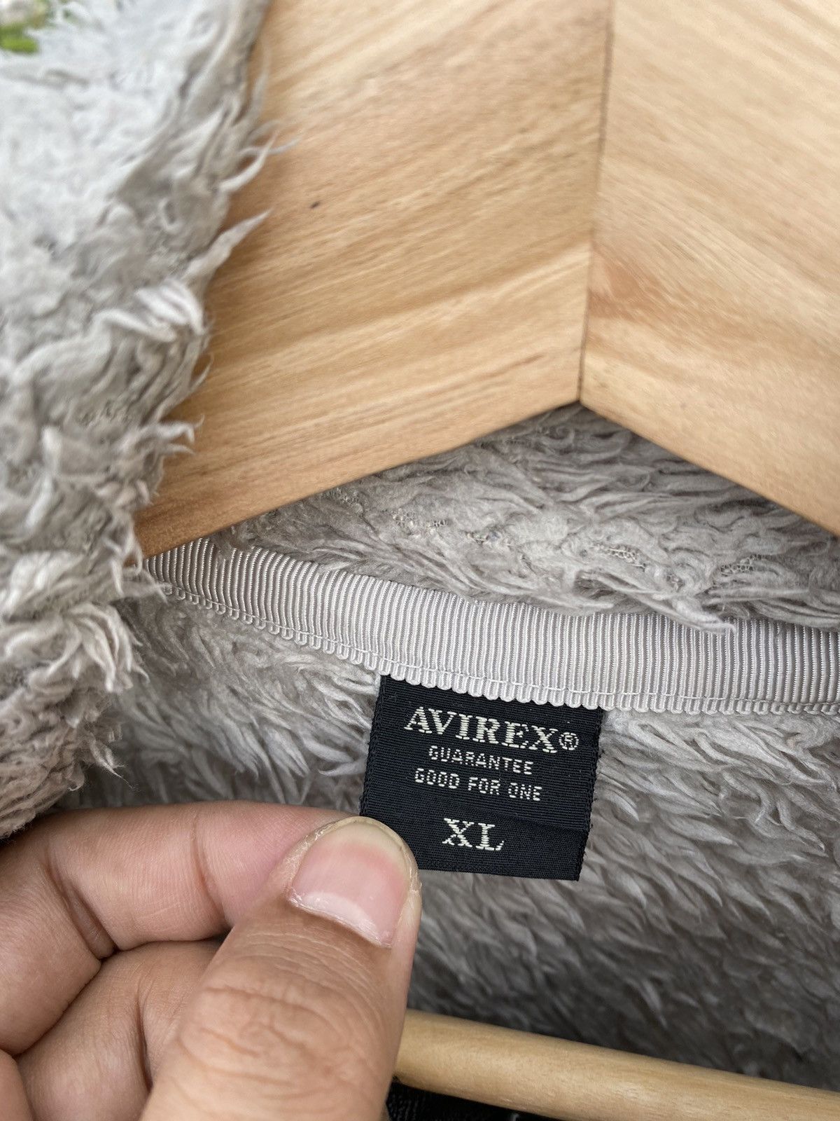 Avirex GONE 🔥 Vintage Avirex MFG Sherpa Fleece Sweatshirt Size US XL / EU 56 / 4 - 3 Thumbnail
