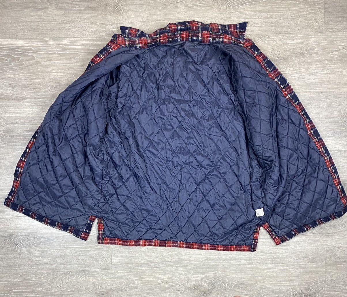 Flannel STEAL🔥Vtg Checkered Flannel Thick Puffer Coat Shirt Jacket Size US L / EU 52-54 / 3 - 9 Thumbnail