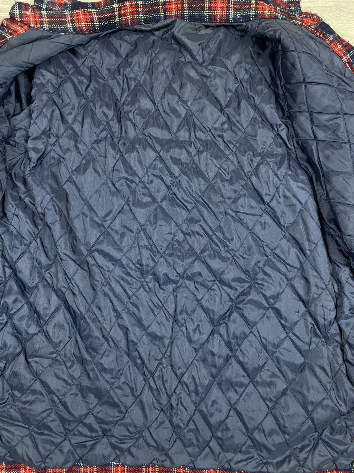 Flannel STEAL🔥Vtg Checkered Flannel Thick Puffer Coat Shirt Jacket Size US L / EU 52-54 / 3 - 10 Thumbnail