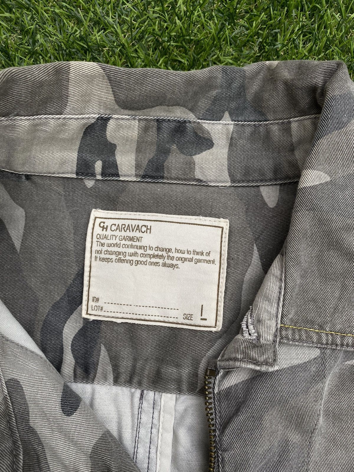 Vintage Vintage Caravach Army Zip Up Jacket Size US L / EU 52-54 / 3 - 4 Thumbnail