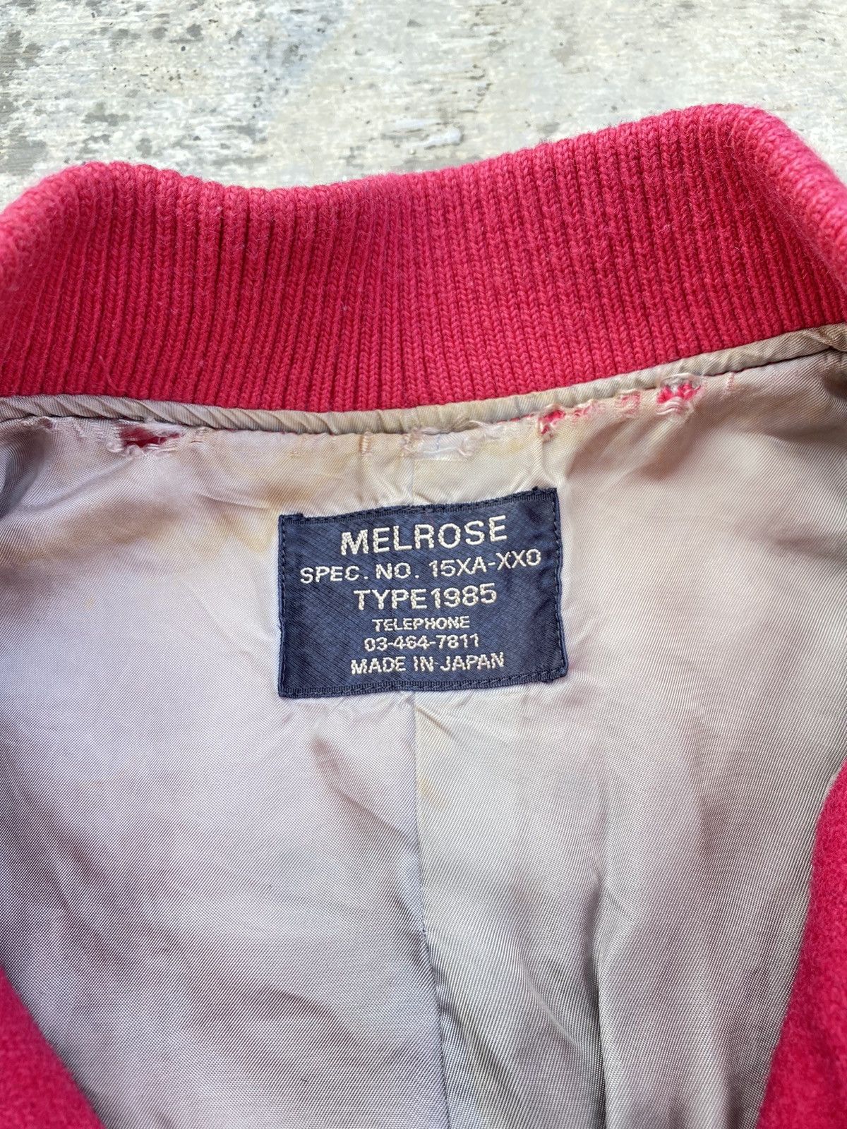 Vintage VINTAGE MELROSE INDIAN APACHE COWBOY PUNK LETTERMAN LEATHER Size US L / EU 52-54 / 3 - 4 Thumbnail