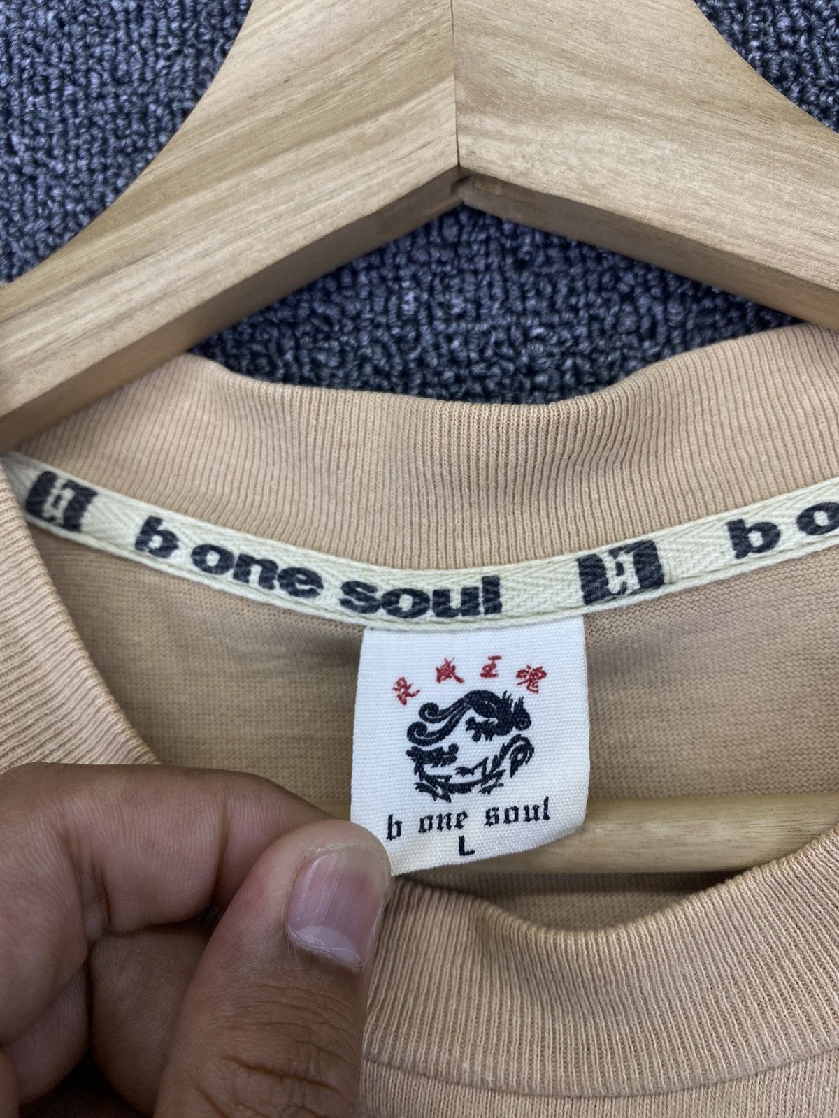 Vintage Vintage Dragons X Skulls Printed By B One Soul Tee T Shirts Size US L / EU 52-54 / 3 - 4 Thumbnail