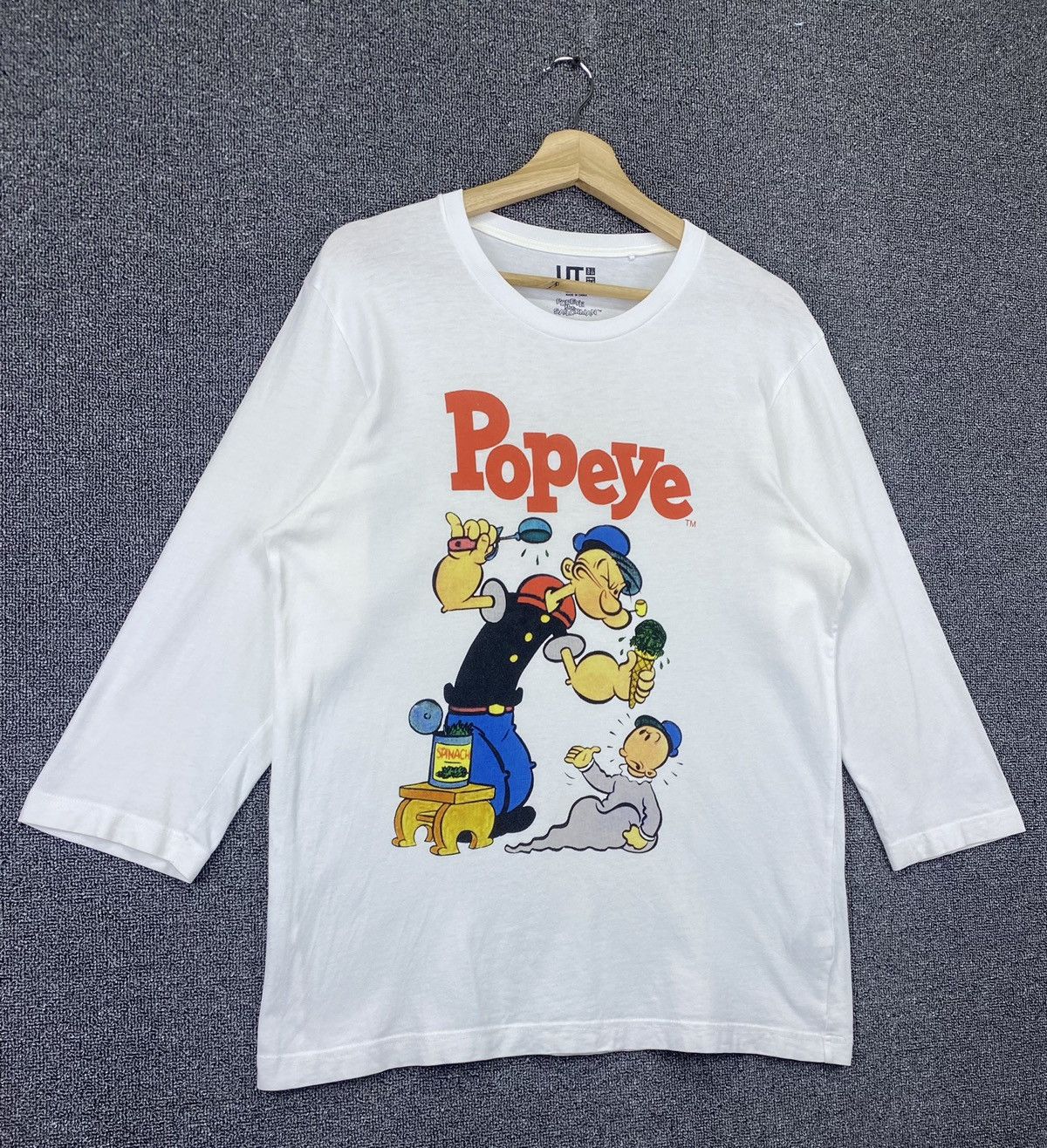 Uniqlo Popeye X Uniqlo Nice Printed T Shirts Tee Long Sleeve Nice Size US L / EU 52-54 / 3 - 2 Thumbnail