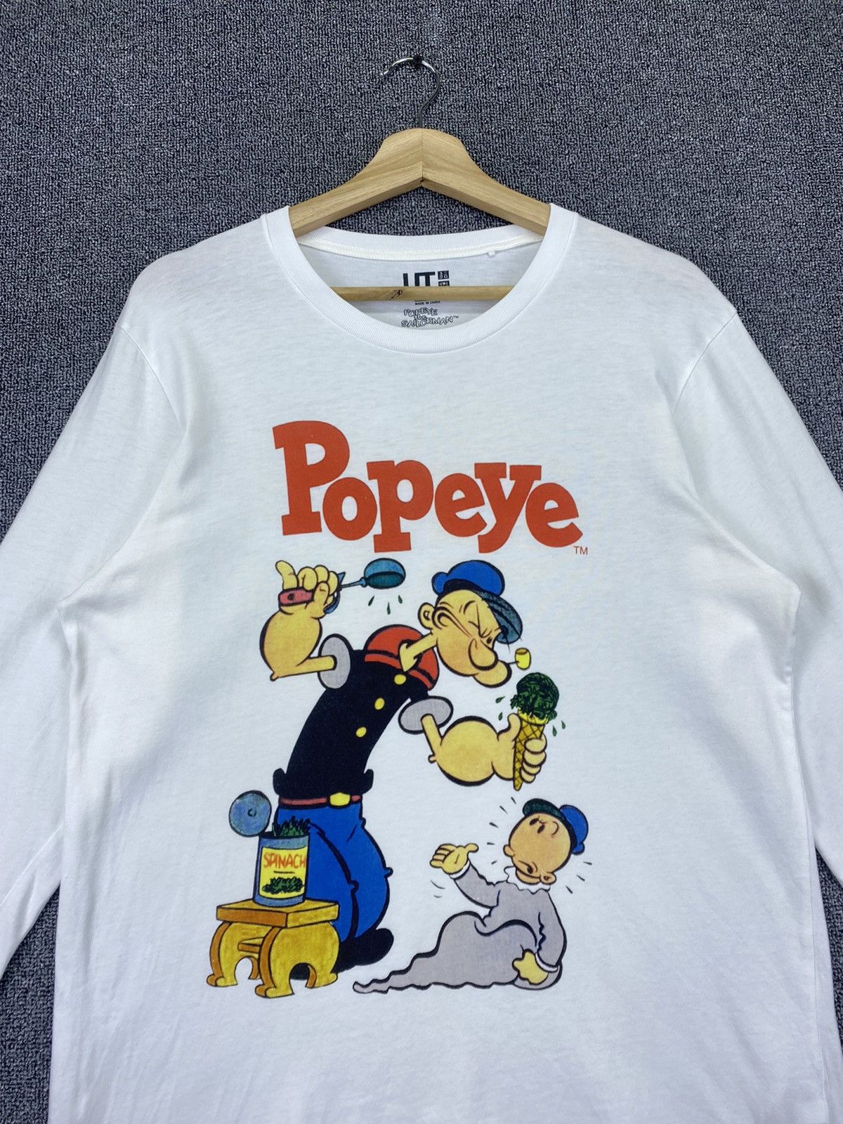 Uniqlo Popeye X Uniqlo Nice Printed T Shirts Tee Long Sleeve Nice Size US L / EU 52-54 / 3 - 3 Thumbnail