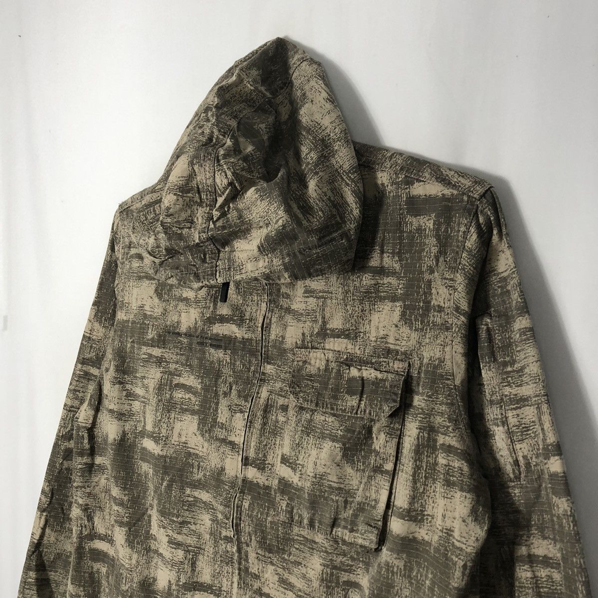 Airwalk Rare Airwalk Splash Military Distress Zipper Chore Jacket Size US M / EU 48-50 / 2 - 7 Thumbnail