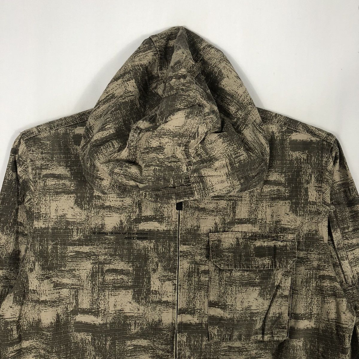 Airwalk Rare Airwalk Splash Military Distress Zipper Chore Jacket Size US M / EU 48-50 / 2 - 2 Thumbnail