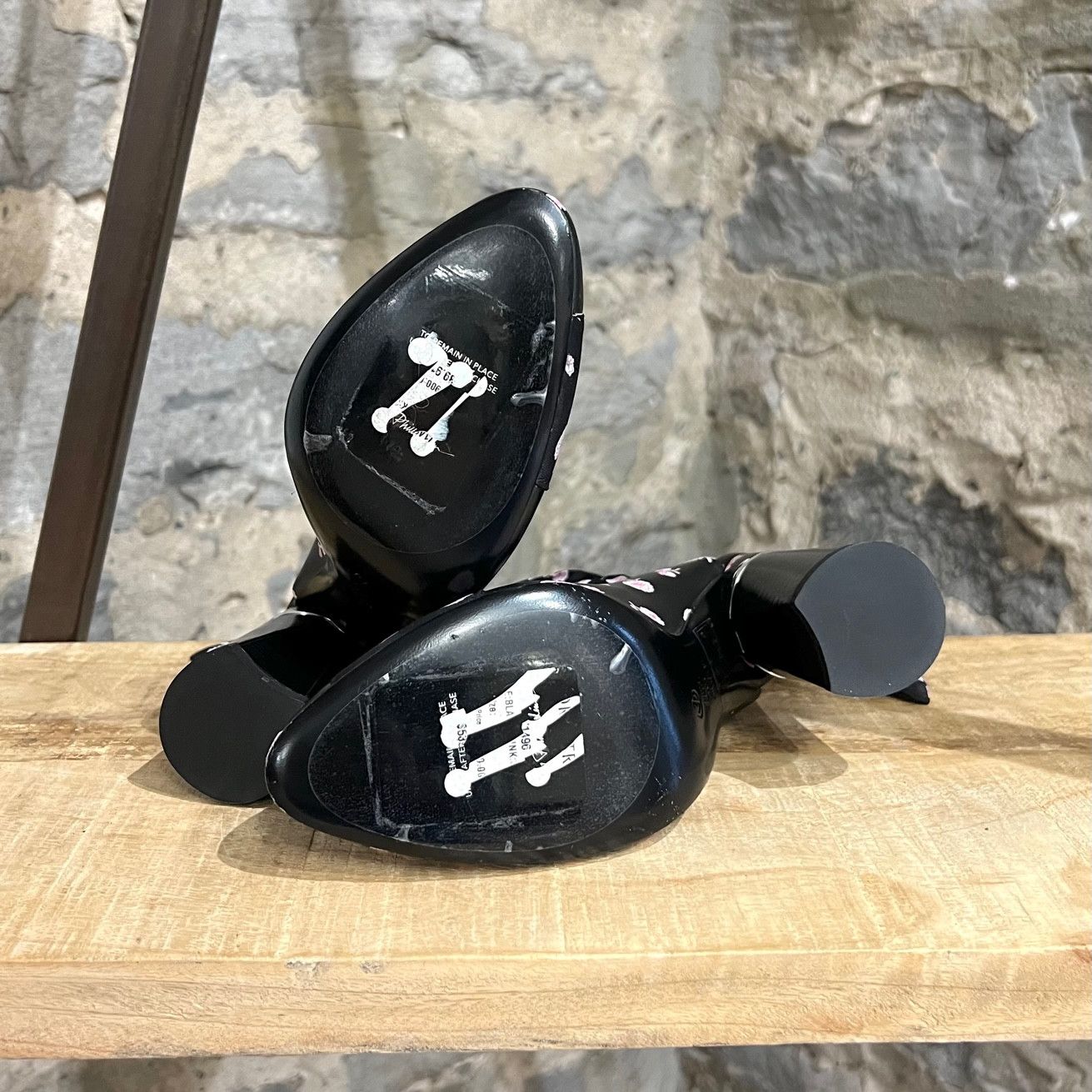 3.1 Phillip Lim 3.1 Phillip Lim Black Drum Glove Floral Mules Size US 5 / IT 35 - 10 Thumbnail