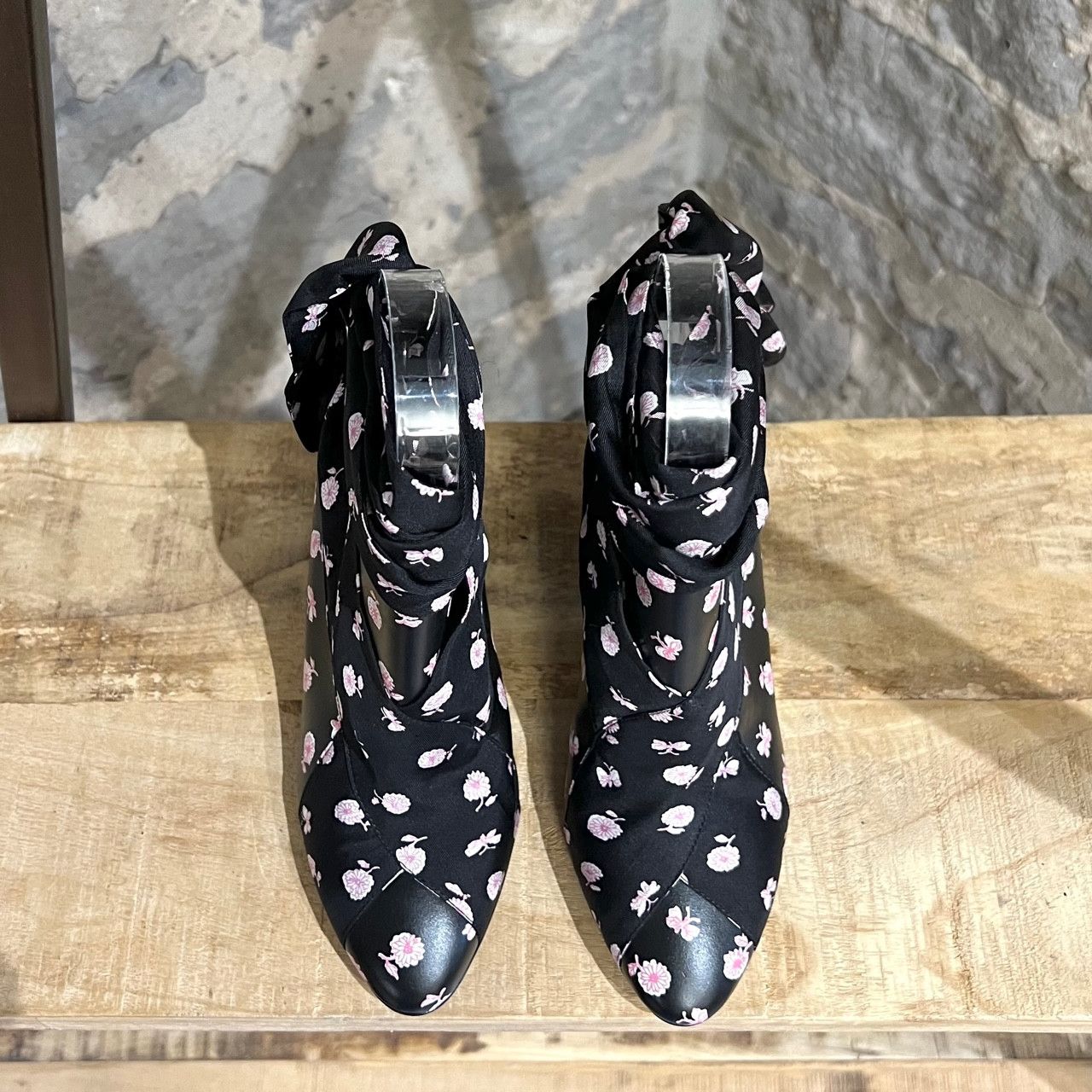 3.1 Phillip Lim 3.1 Phillip Lim Black Drum Glove Floral Mules Size US 5 / IT 35 - 6 Thumbnail