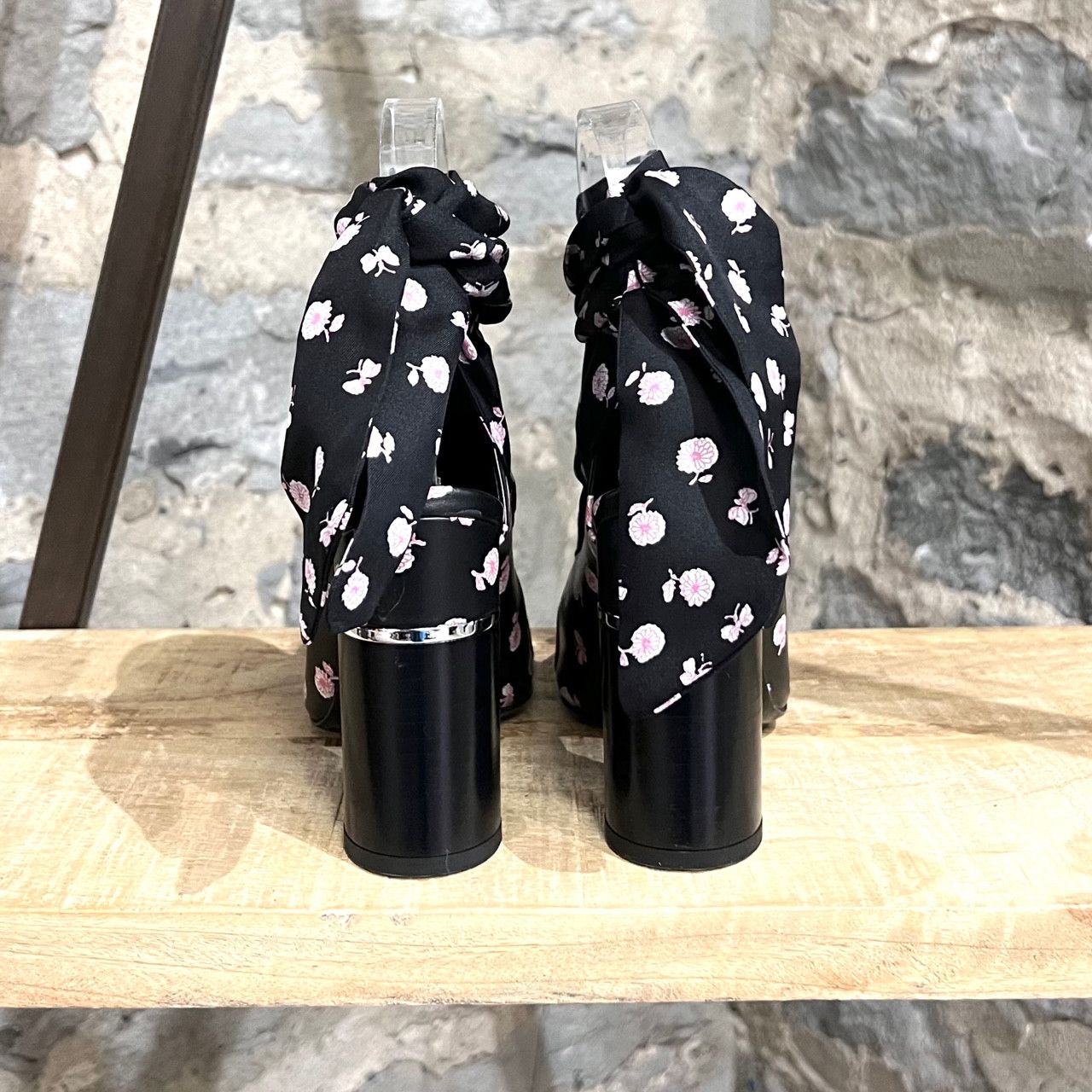 3.1 Phillip Lim 3.1 Phillip Lim Black Drum Glove Floral Mules Size US 5 / IT 35 - 4 Thumbnail