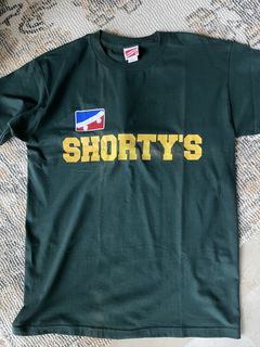 Vintage Vintage Shorty's Skateboards T-shirt Green 90's Skate tee