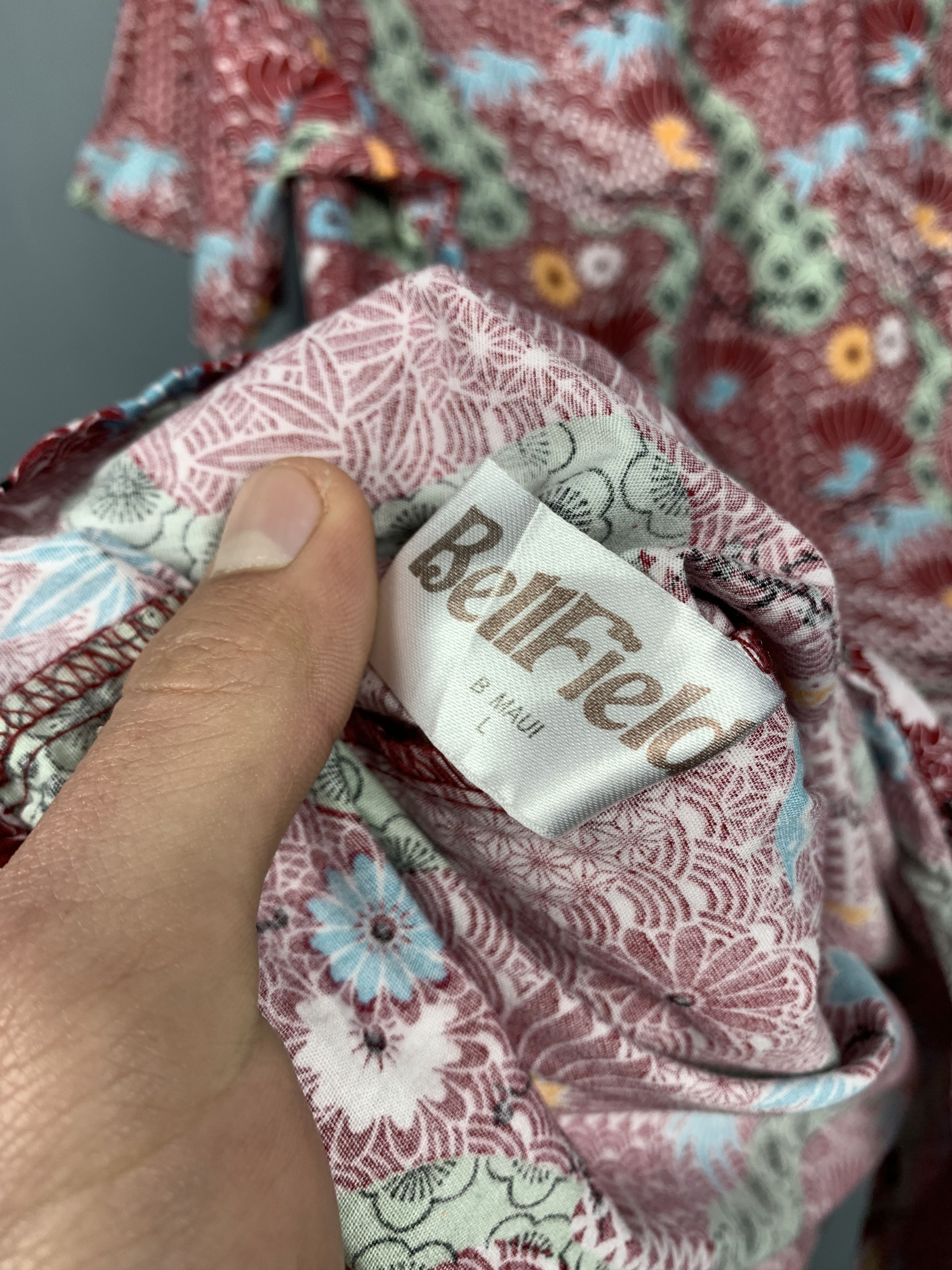 Bellfield Bellfield Hawaiian Shirt Full Printed Size US L / EU 52-54 / 3 - 6 Thumbnail